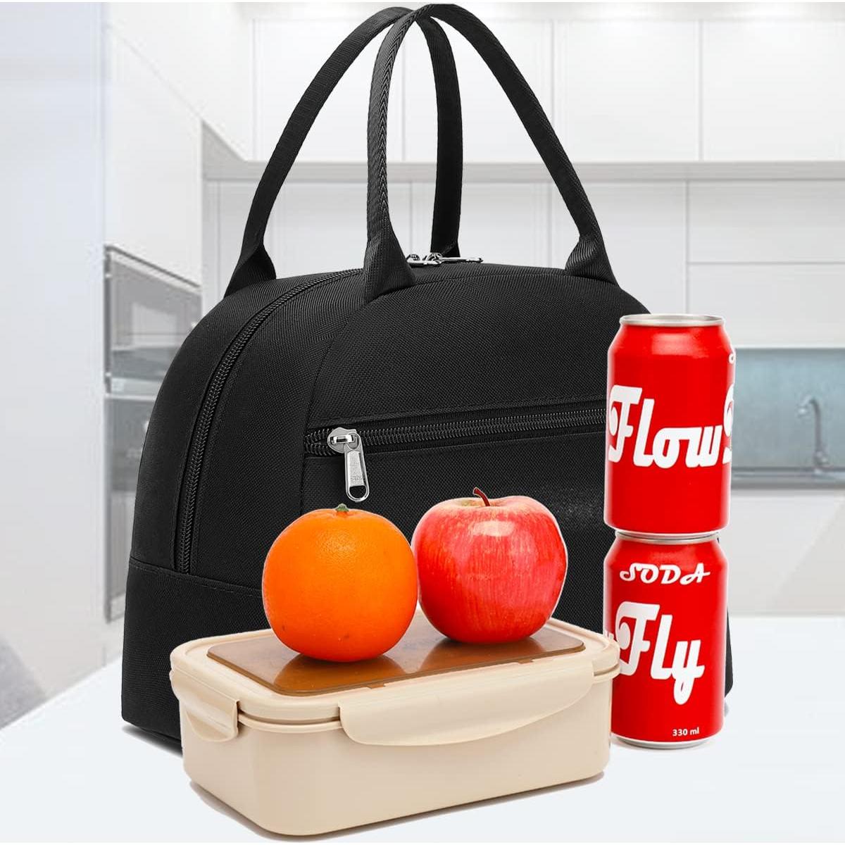 Bolsa de Almuerzo Aislada FlowFly Grande 10L Negra