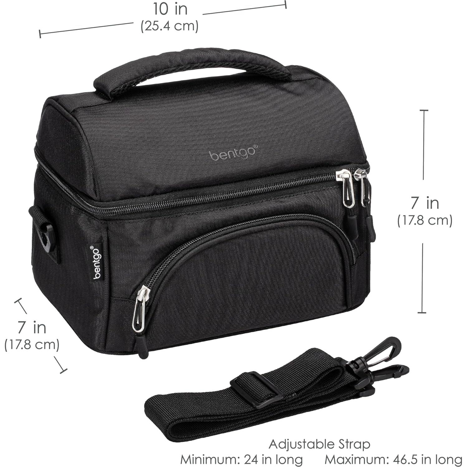Bolsa de Almuerzo Deluxe Bentgo Negra Aislada 5.16L