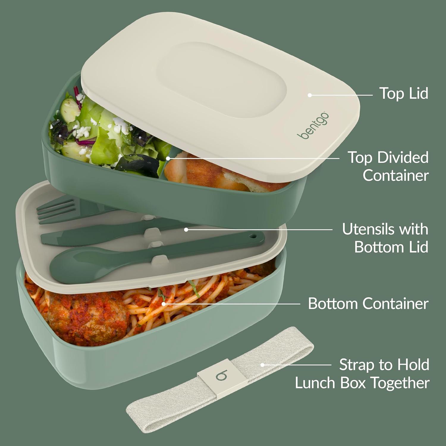 Bentgo Classic Caja Bento Apilable Verde Caqui 950ml
