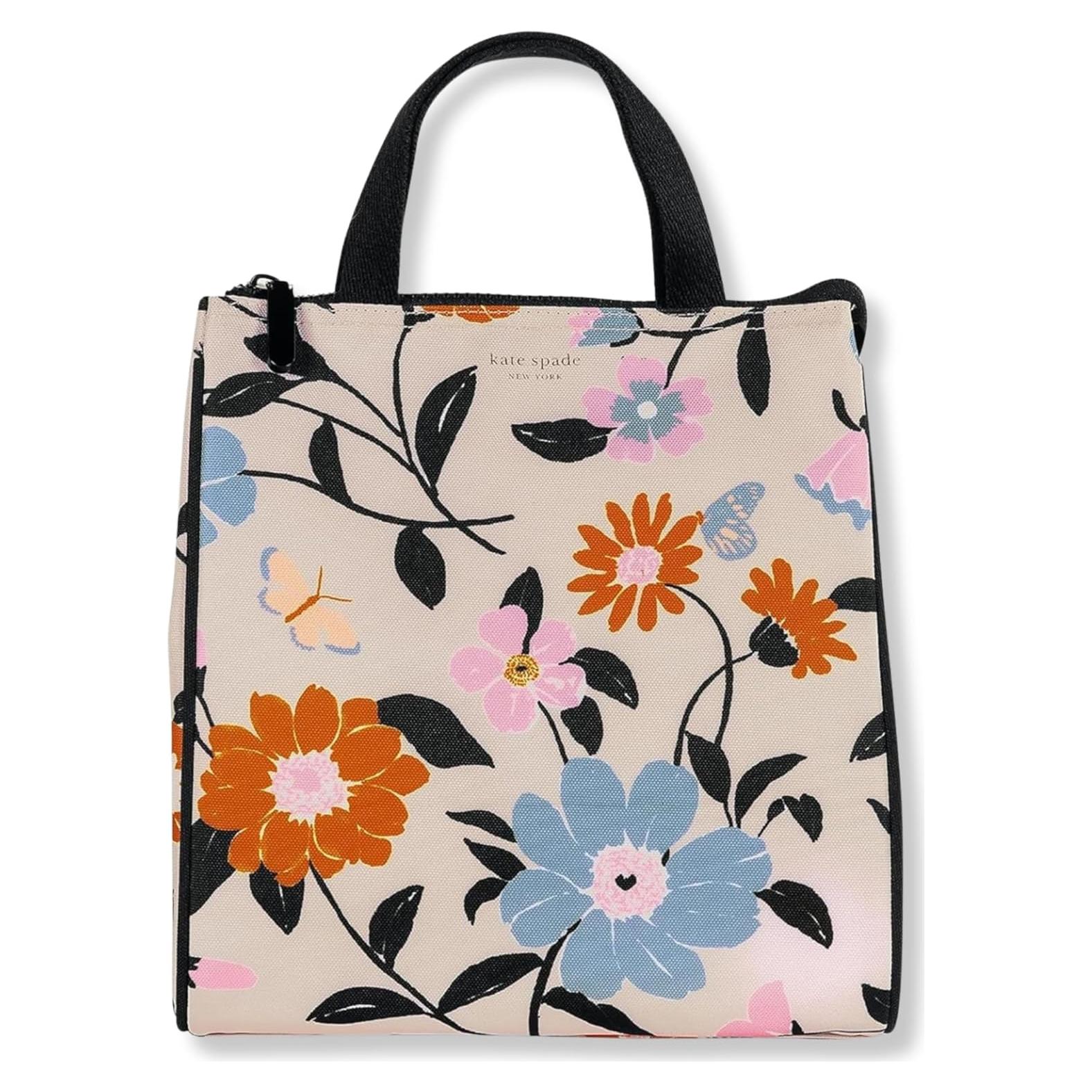 Bolsa Térmica Portátil Kate Spade Jardín Floral 24x22x14cm
