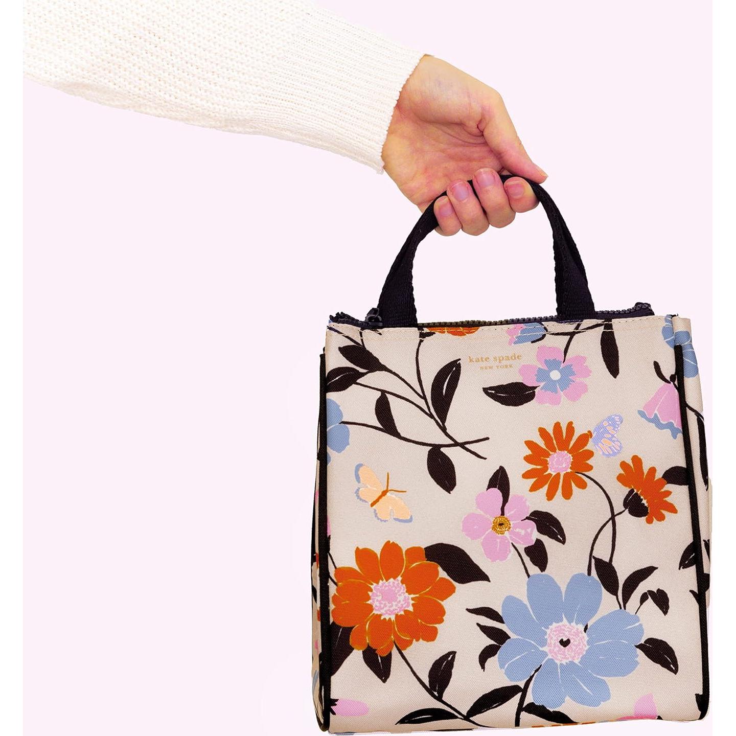 Bolsa Térmica Portátil Kate Spade Jardín Floral 24x22x14cm