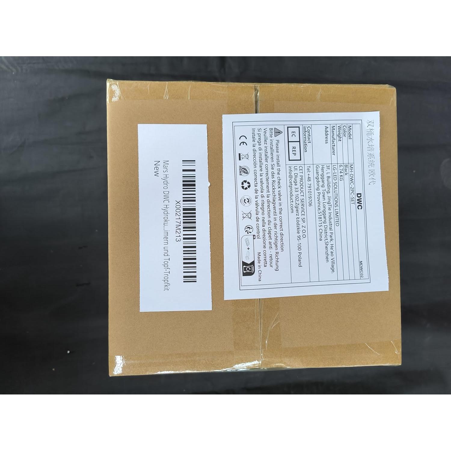 Sistema Hidropónico DWC Mars Hydro 5 Galones con Bomba 8W