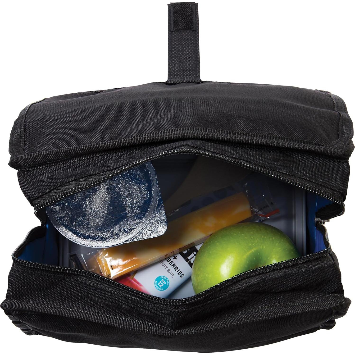 Bolsa de Almuerzo Congelable PackIt Negra 340ml Plegable