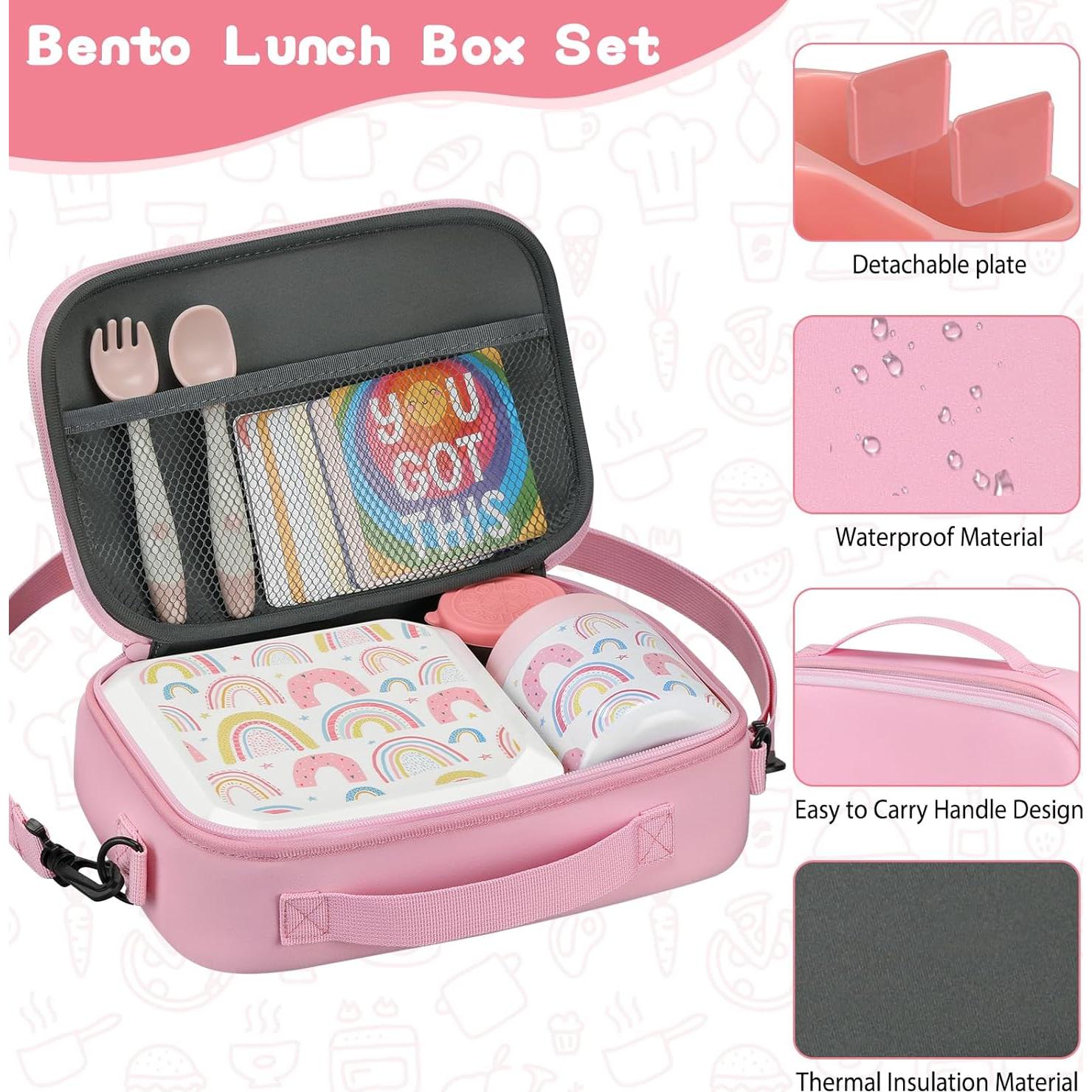 Caja de Almuerzo Bento Wiwens 5 Compartimentos 1.03kg