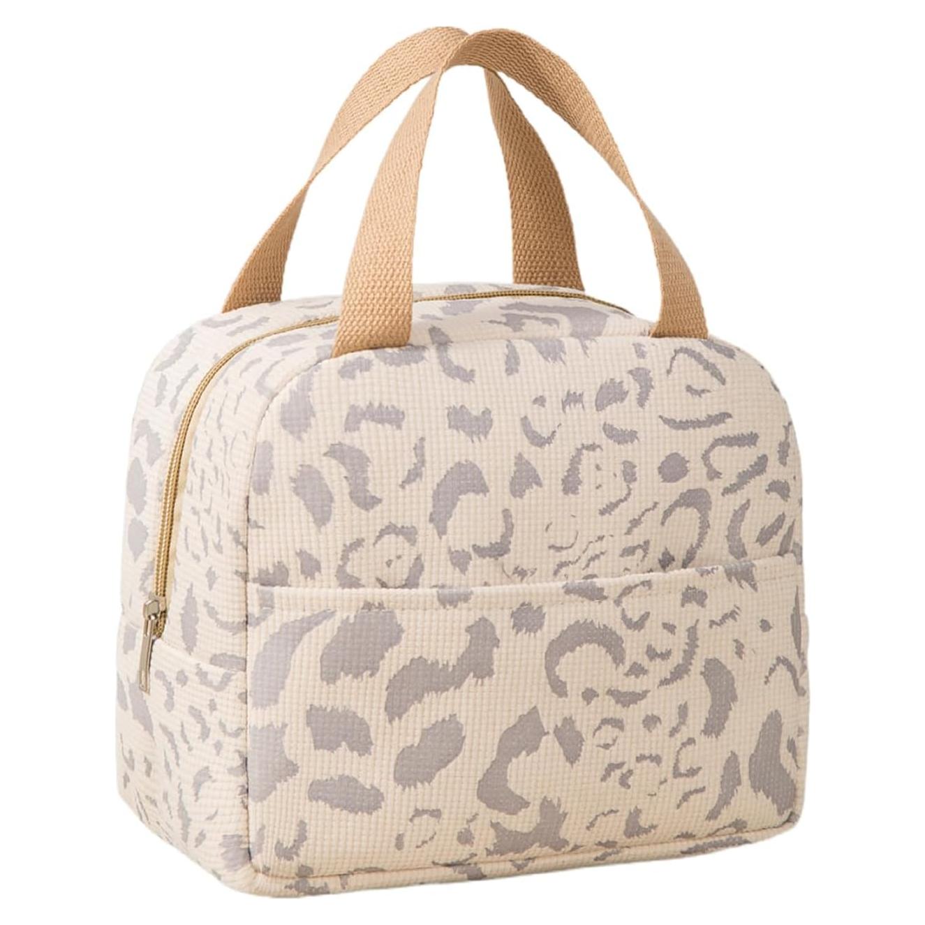 Caja de Almuerzo Aislada Geiruiou Beige 7L Impermeable