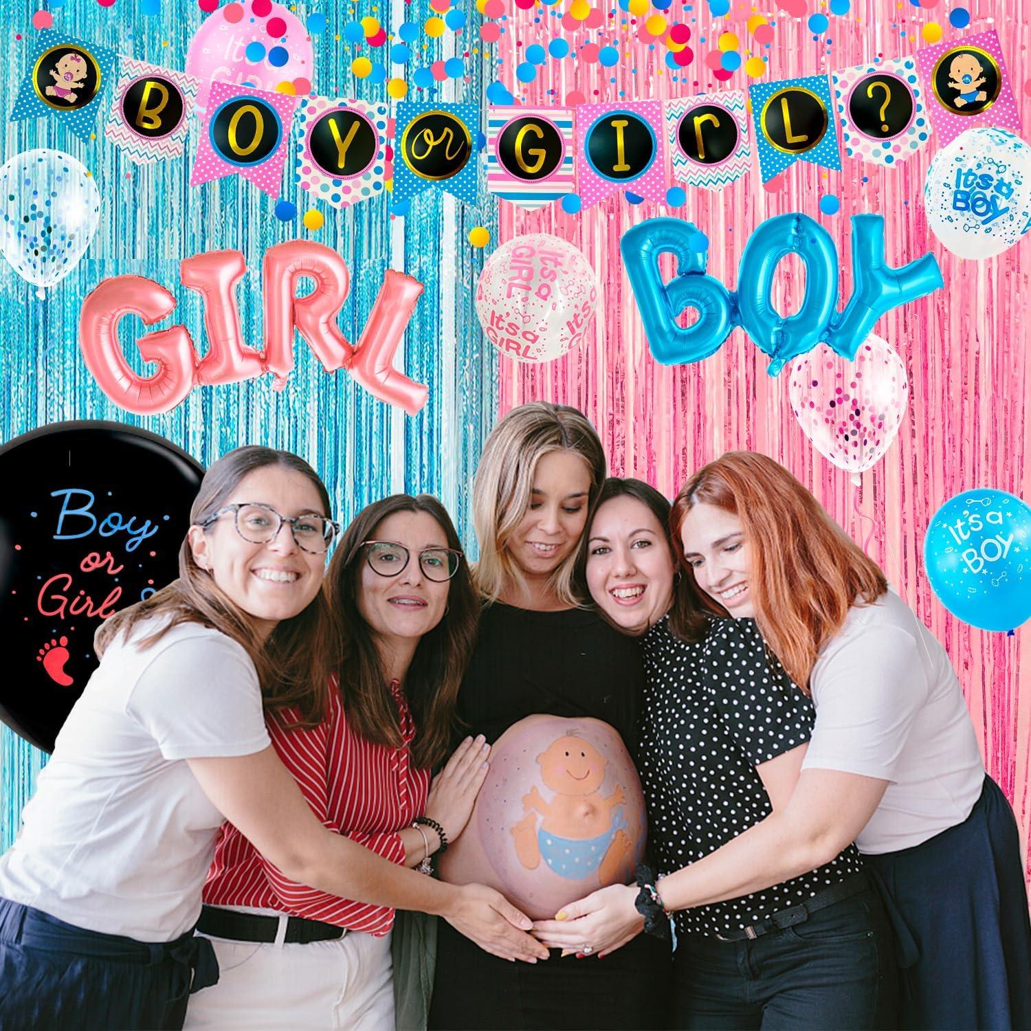 Kit de Decoración para Fiesta de Revelación de Género 158 Pzs