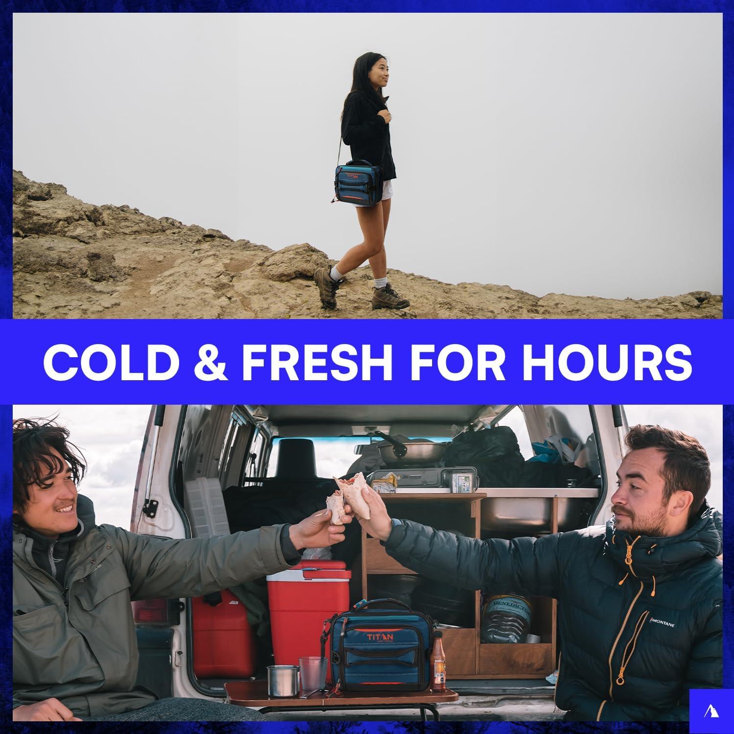 Caja de Almuerzo Aislada Titan Arctic Zone Azul 3.13kg