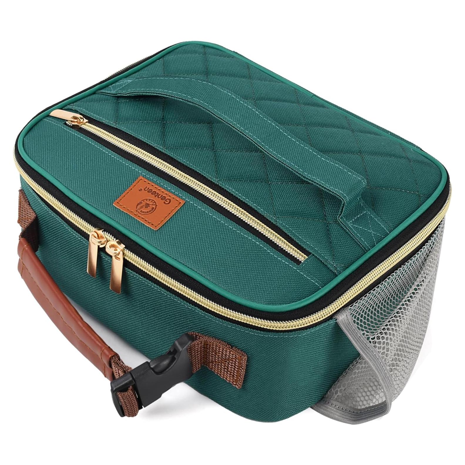 Caja de Almuerzo Genteen Verde Lago 5L Aislada Reutilizable