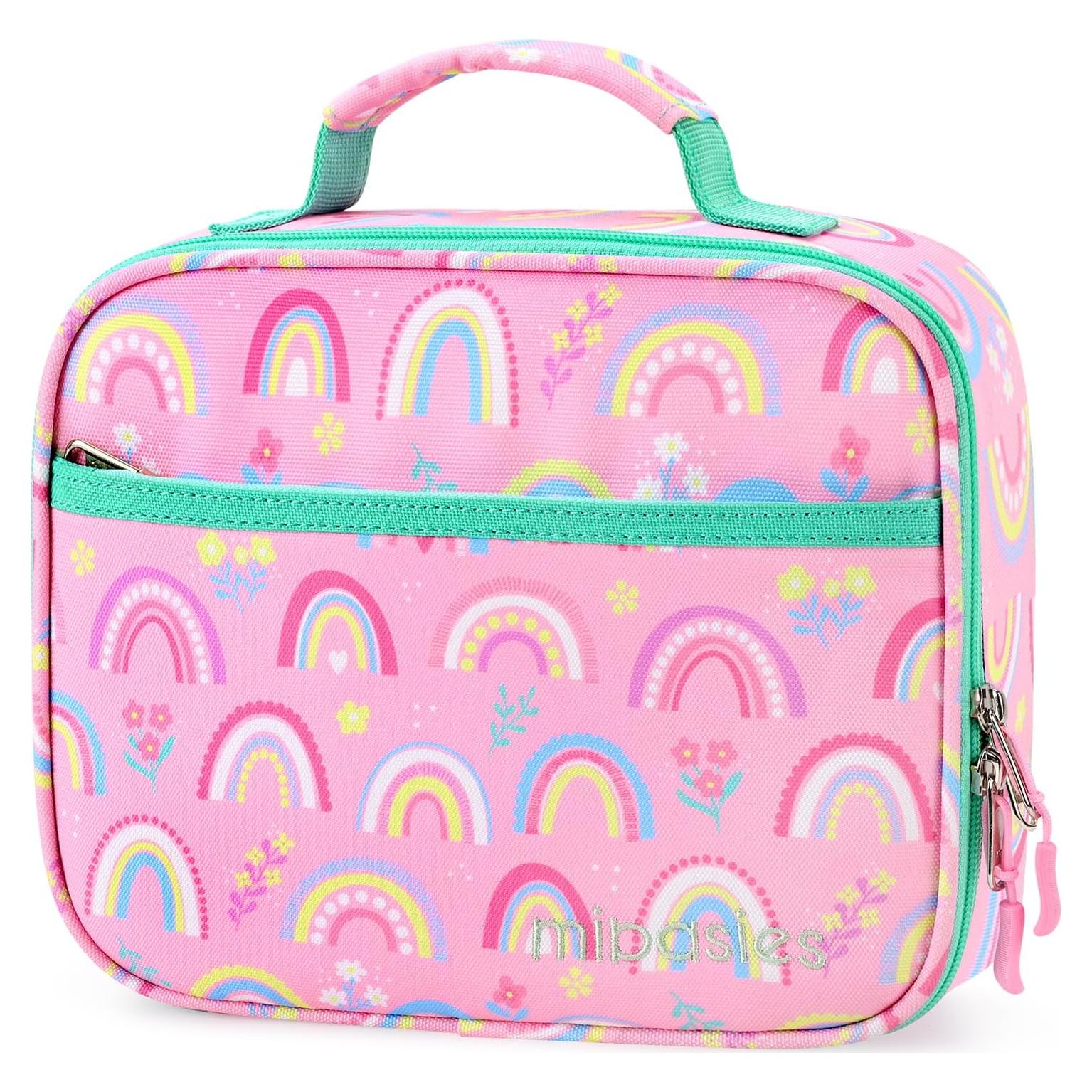 Caja de Almuerzo Aislada Mibasies 2.5L Arcoíris Rosa