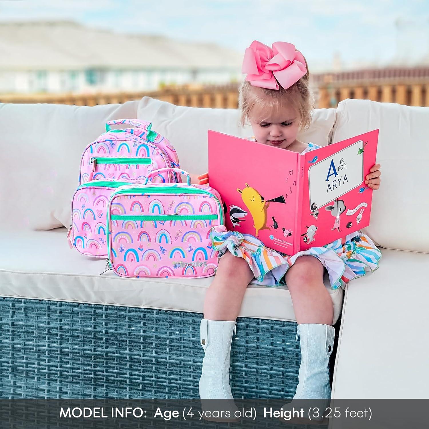 Caja de Almuerzo Aislada Mibasies 2.5L Arcoíris Rosa