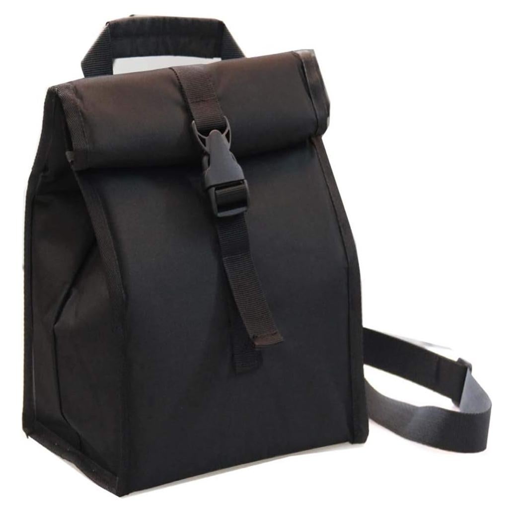 Bolsa de Almuerzo Aislada ZM-YOUTOO Negra 6L Plegable