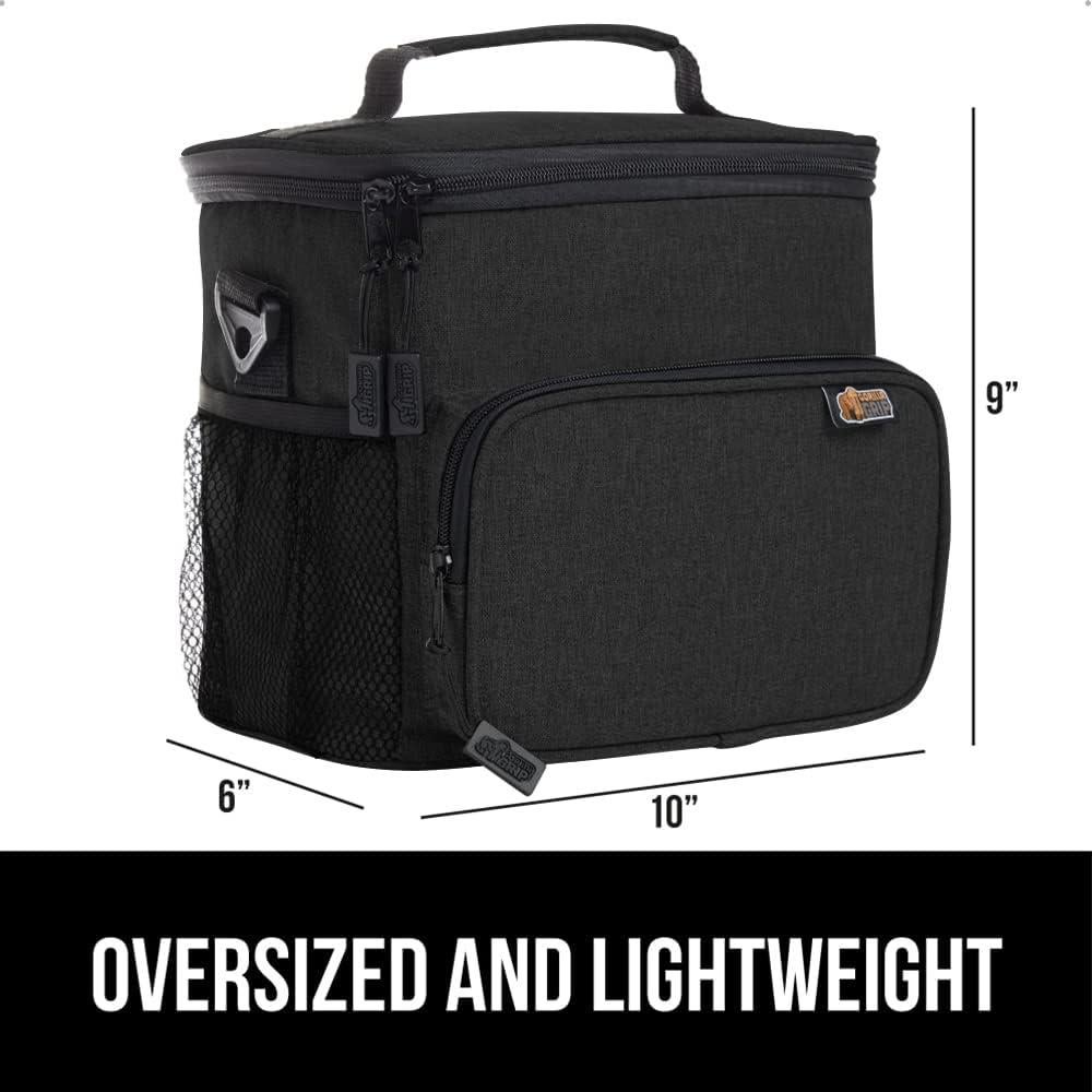 Bolsa de Almuerzo Aislada GORILLA GRIP 8L Negra