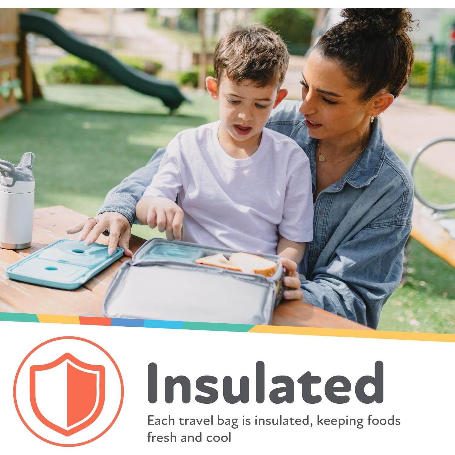 Caja de Almuerzo Nuby Galáctica con Bolsa Aislada 3+ Años