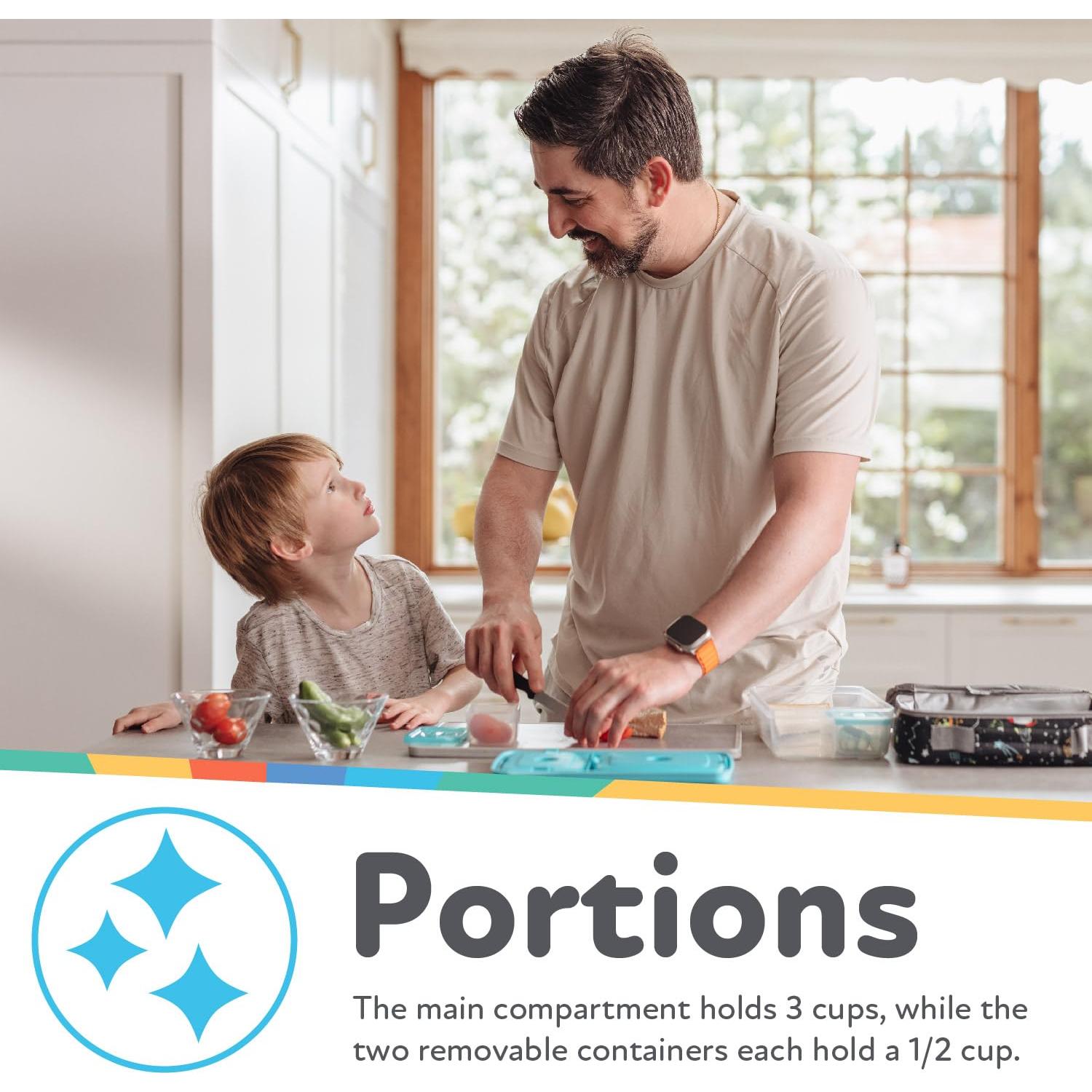 Caja de Almuerzo Nuby Galáctica con Bolsa Aislada 3+ Años