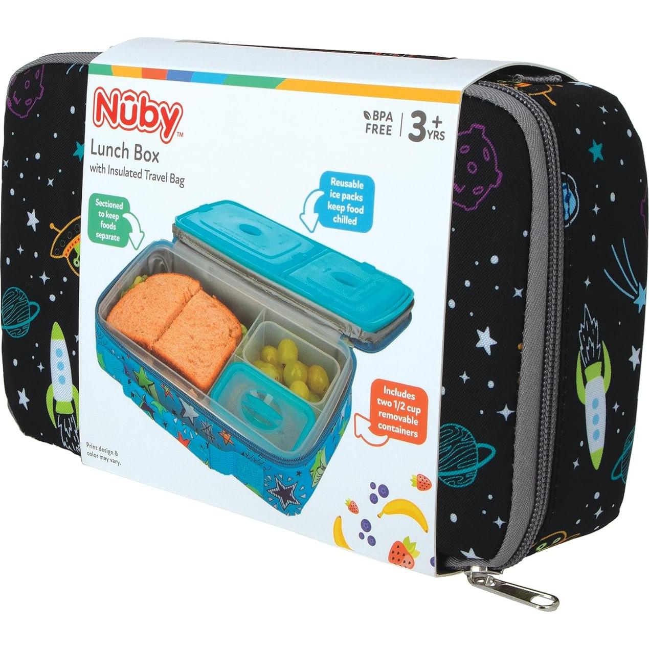 Caja de Almuerzo Nuby Galáctica con Bolsa Aislada 3+ Años