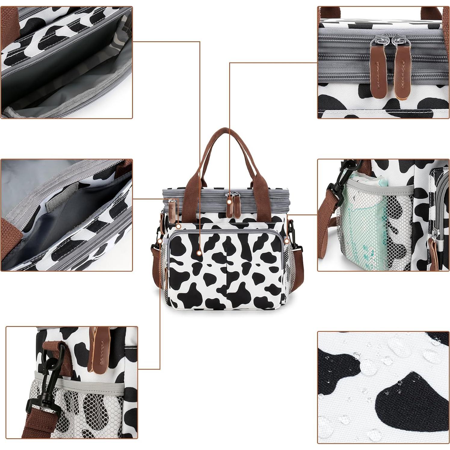 Bolsa de Almuerzo MOV COMPRA Expandible 16L Impresión Vaca