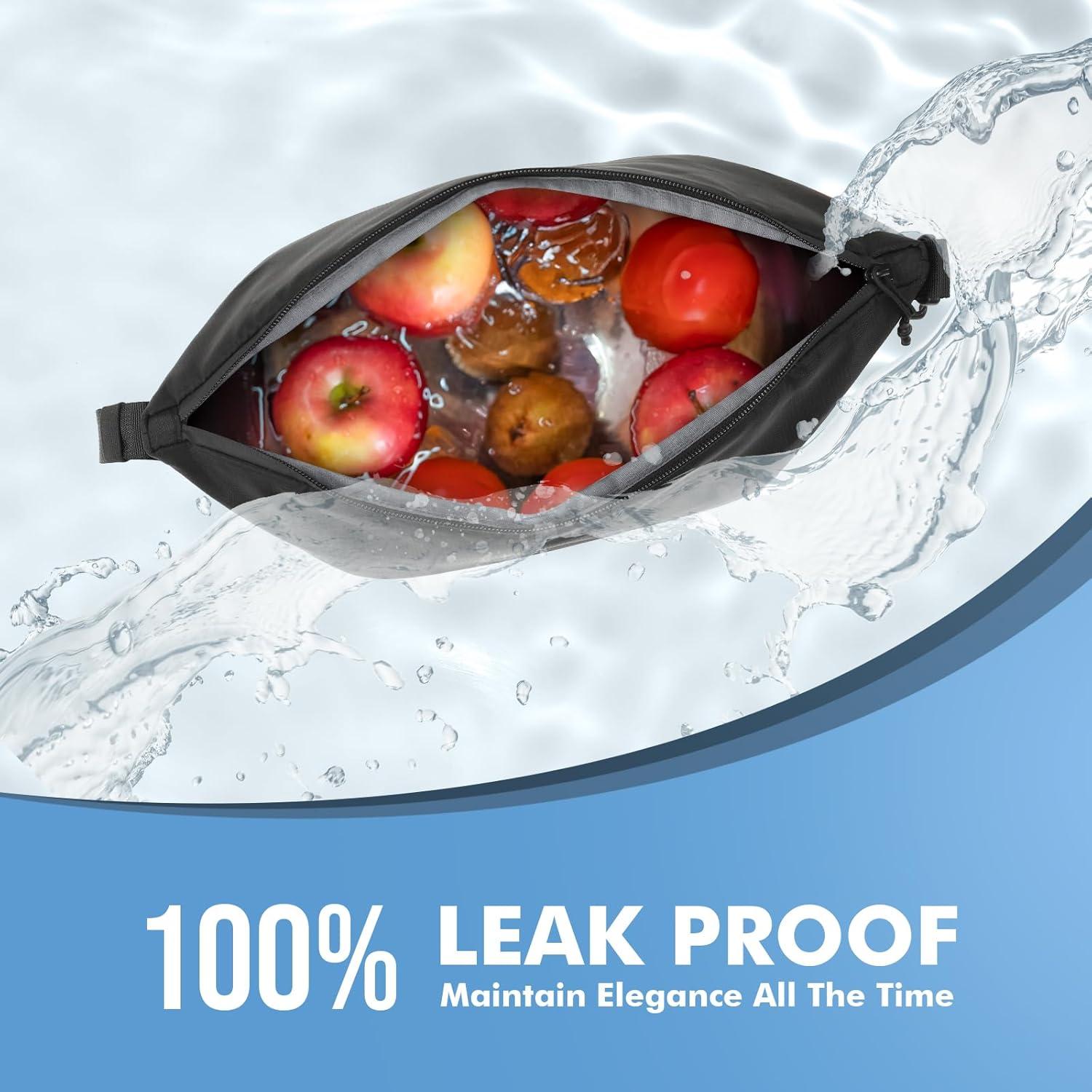 Bolsa de Almuerzo Scandihome Negra Aislante 3.72L