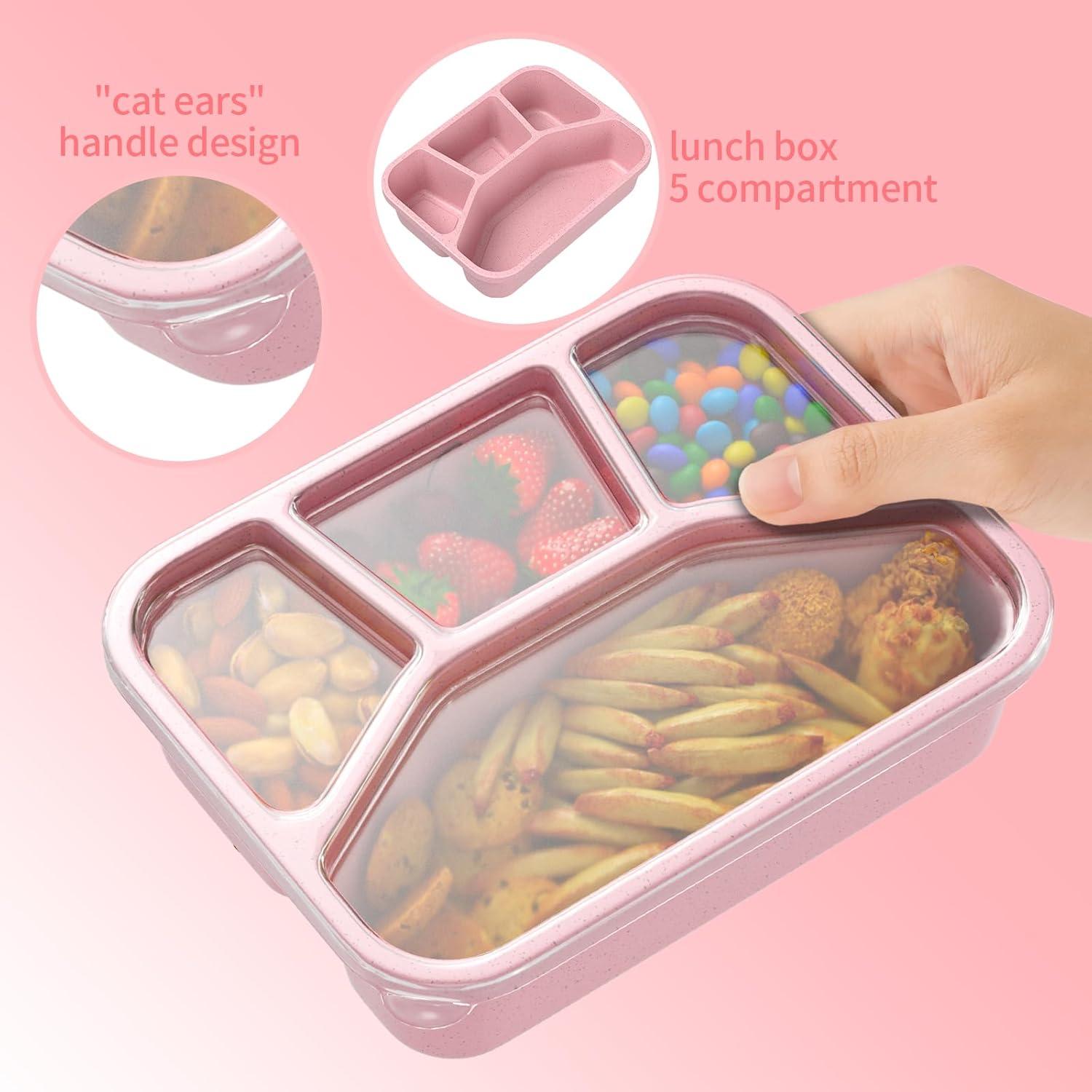 Bento Box XGXN 4 Compartimentos 1300ml Apto Microondas
