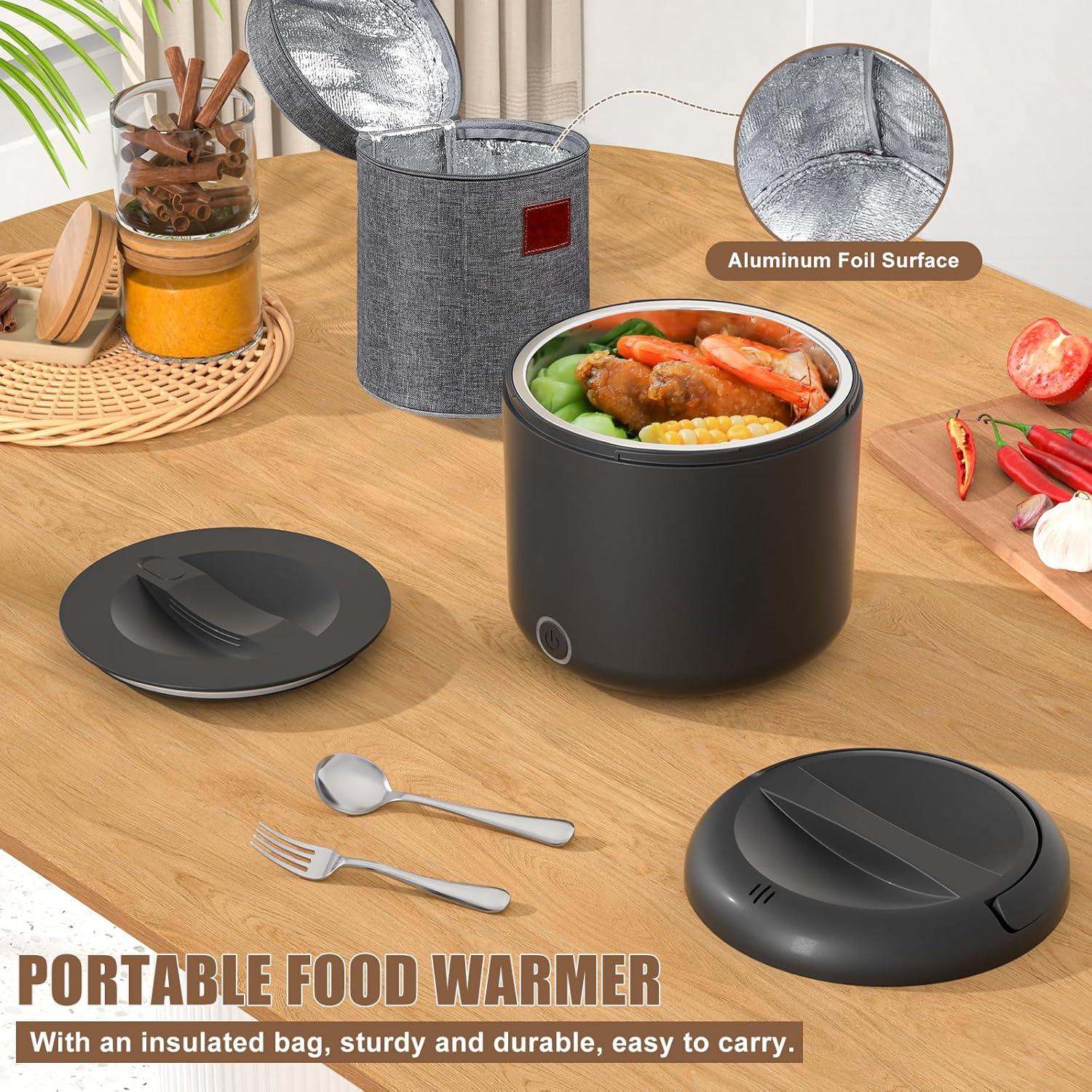 Caja de Almuerzo Eléctrica Carsolt 1.2L 100W Aislante