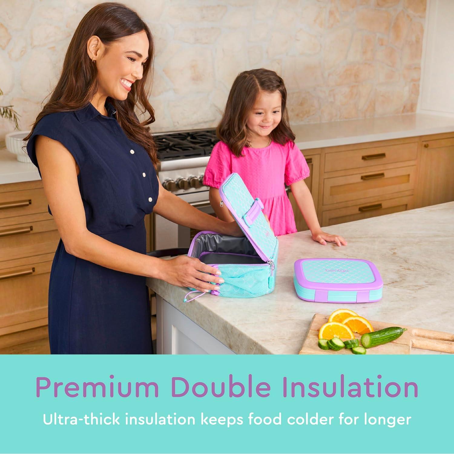 Bolsa de Almuerzo Bentgo Kids Sirena - Aislante y Resistente