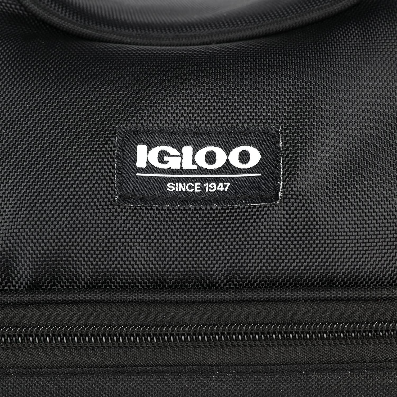 Bolsa de Almuerzo Igloo Soft Cooler 16 Latas Aislada Negra
