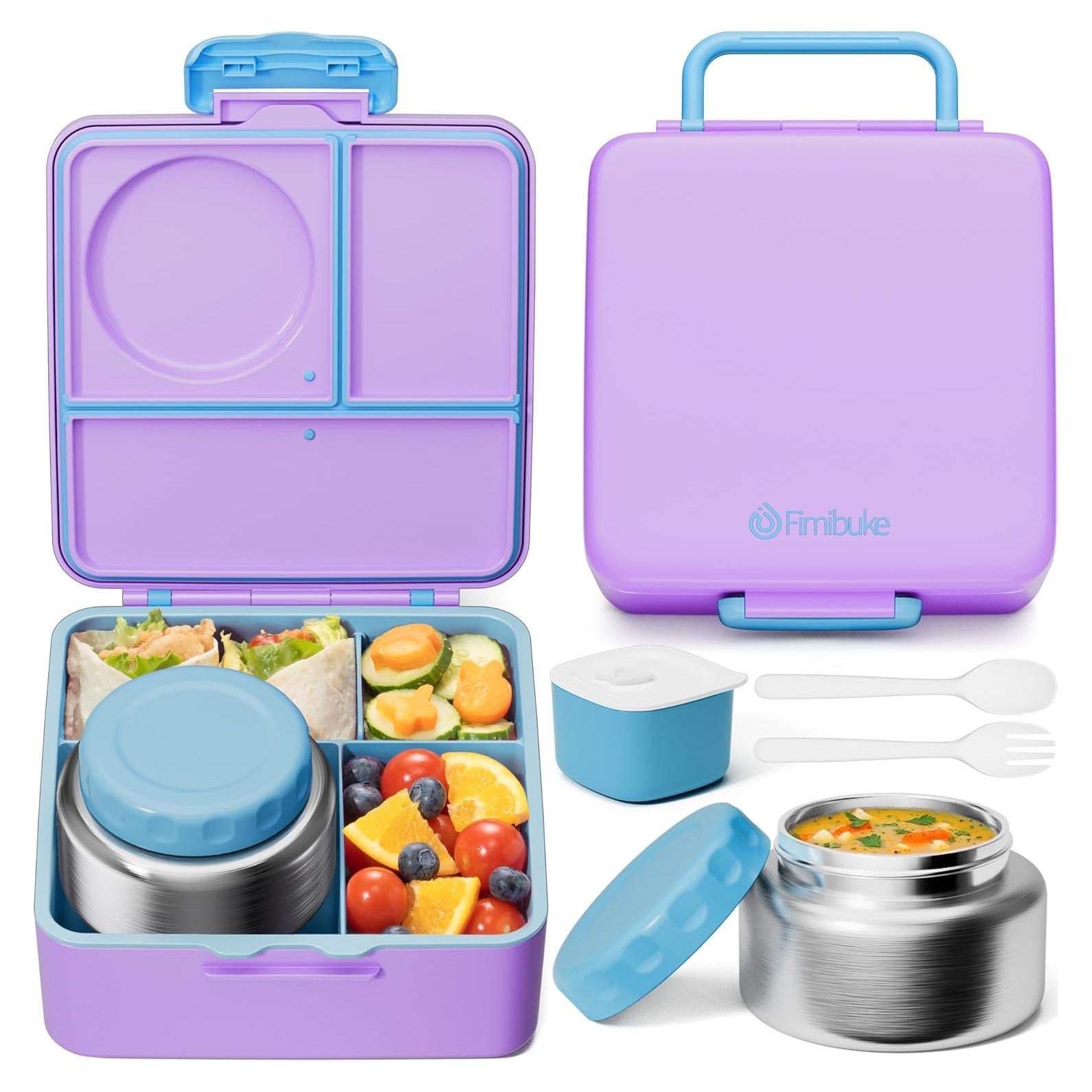 Caja Bento Fimibuke 1774ml con Termo y Utensilios