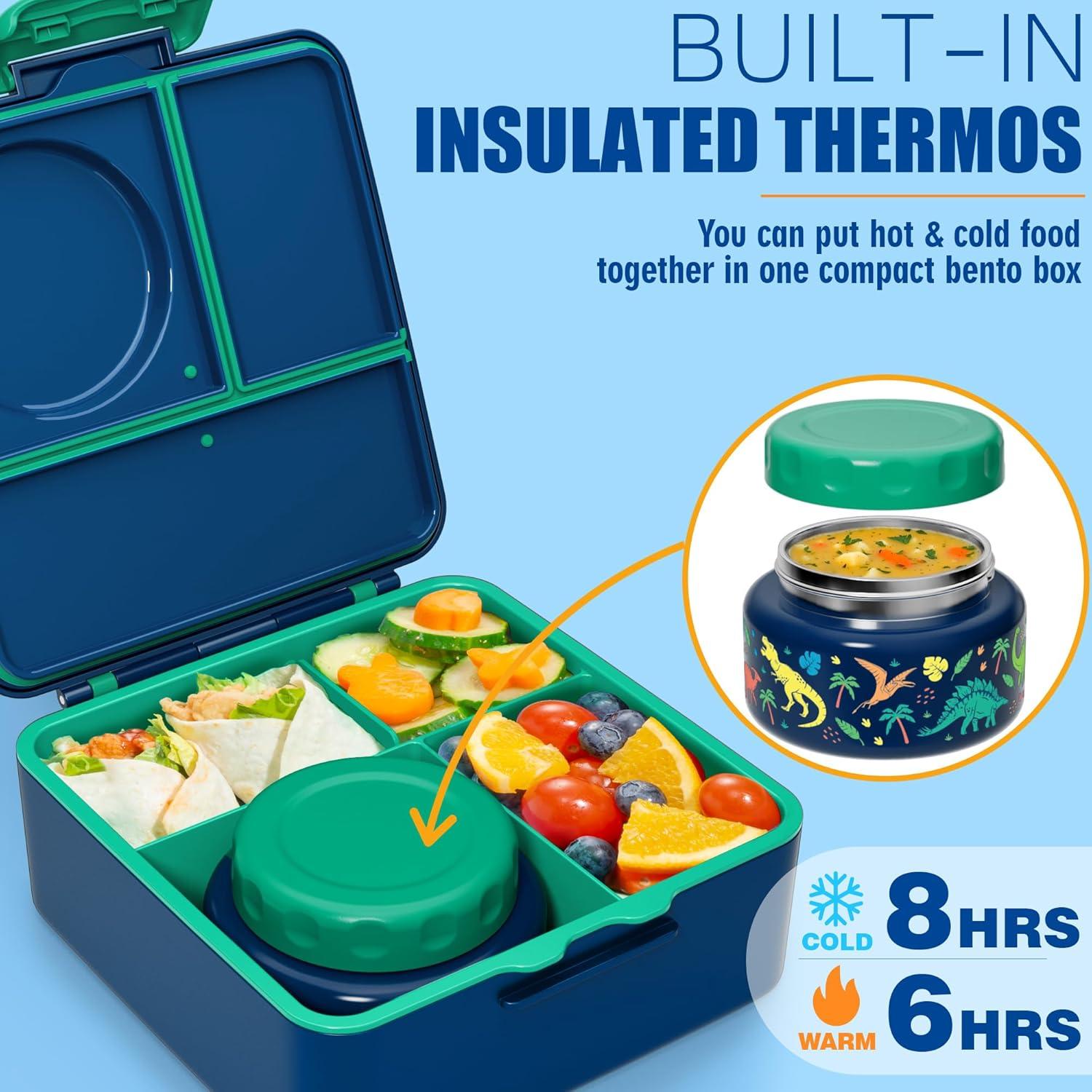 Caja Bento Fimibuke 1774ml con Termo y Utensilios