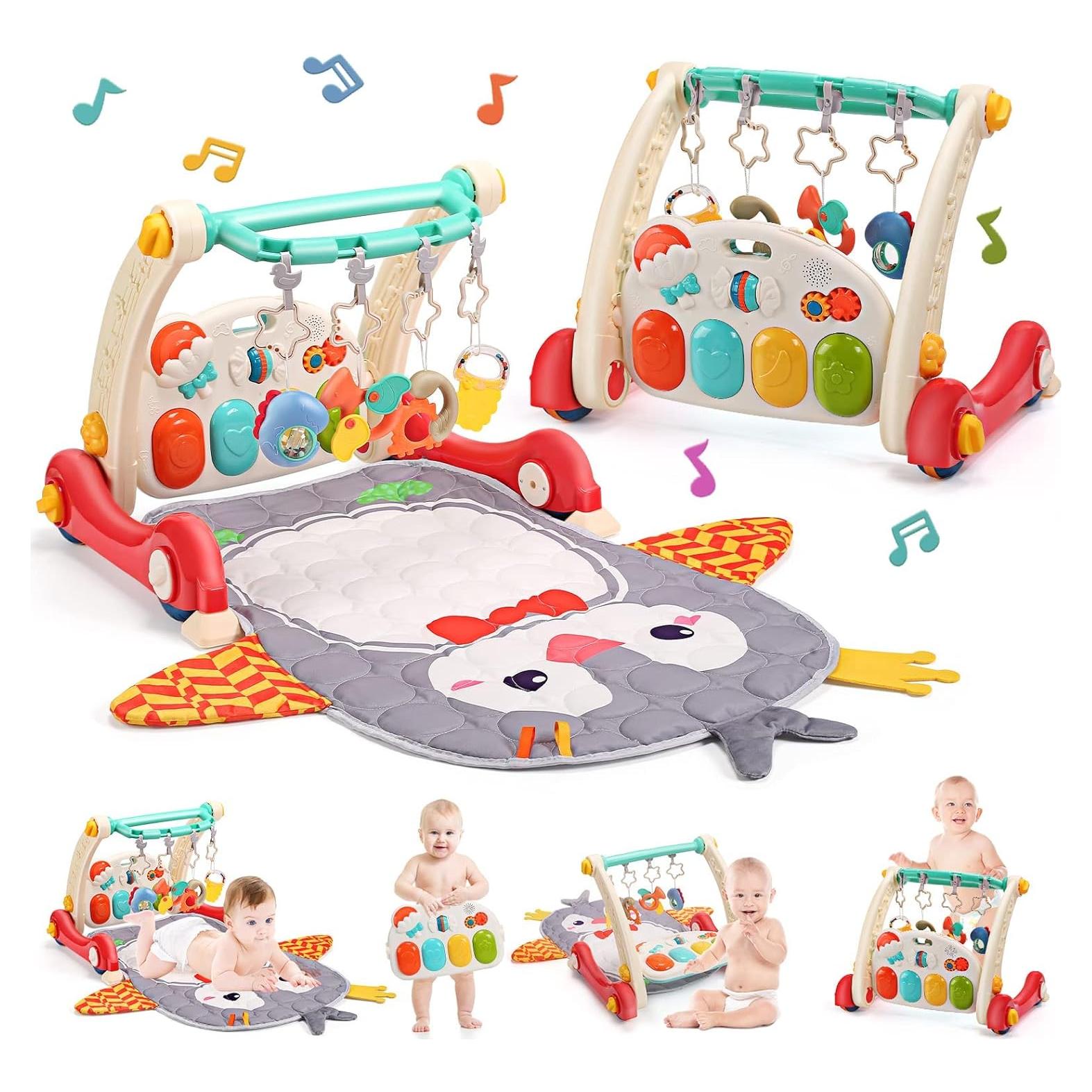 Alfombra de Juego Musical Cute Stone 80x50cm para Bebés