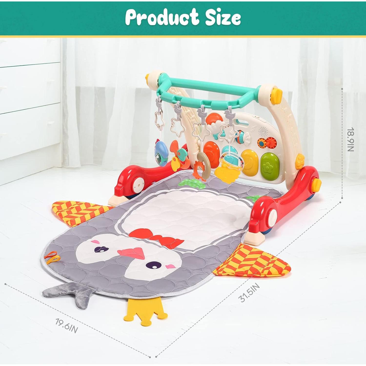 Alfombra de Juego Musical Cute Stone 80x50cm para Bebés
