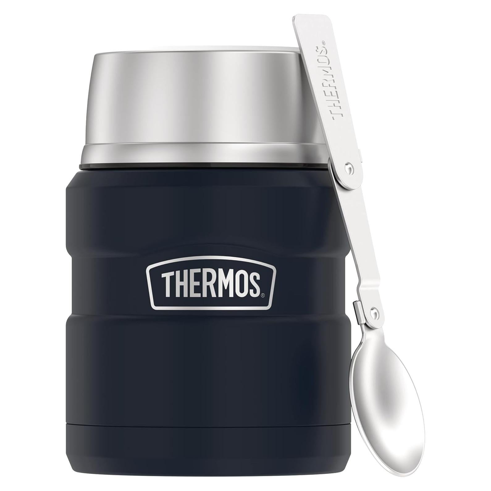 Tarro de Comida Aislado THERMOS Stainless King 473ml Azul