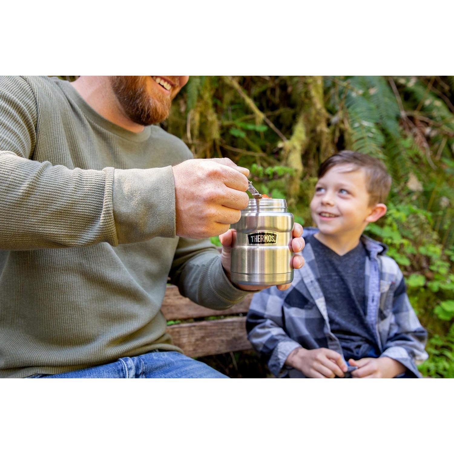 Tarro de Comida Aislado THERMOS Stainless King 473ml Azul