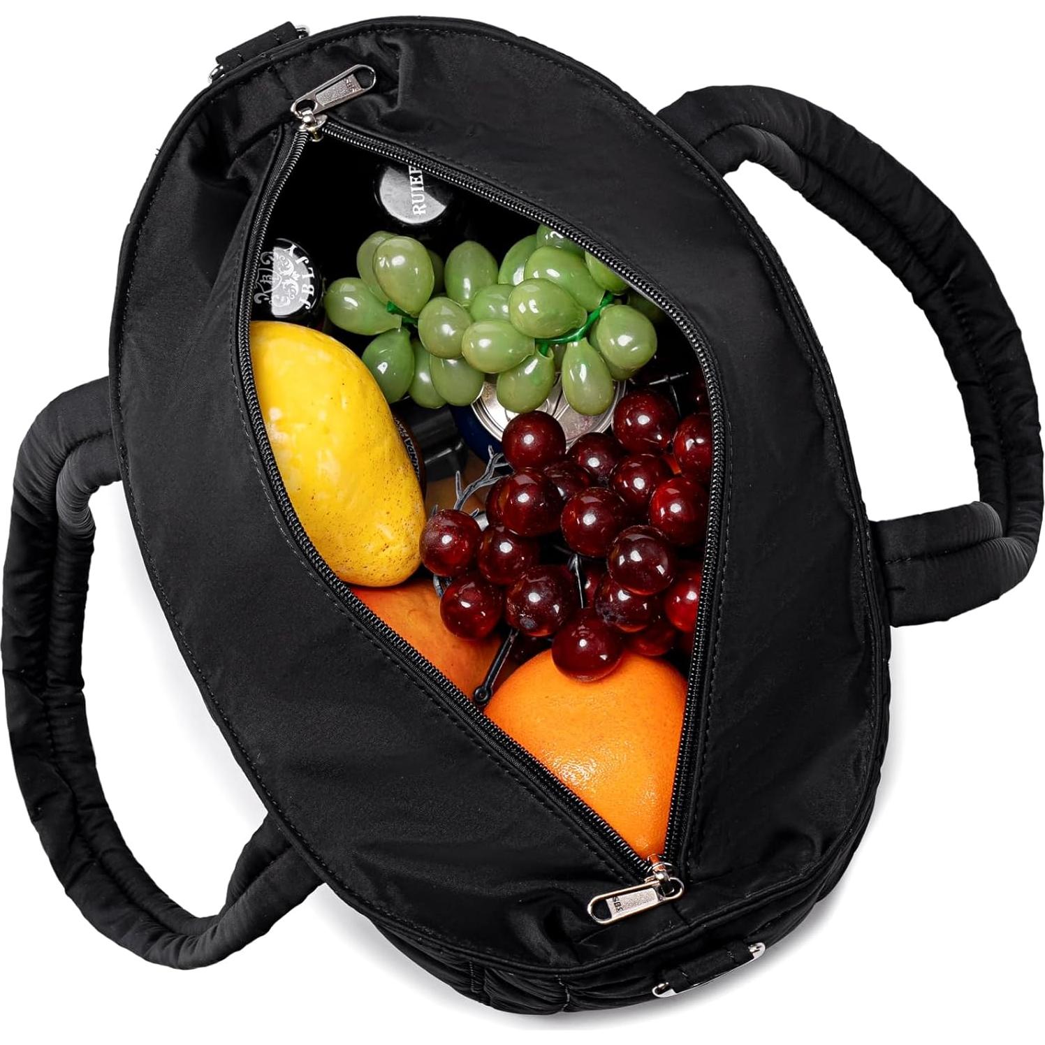 Caja de Almuerzo Aislada LOIDOU Negra 9L para Trabajo