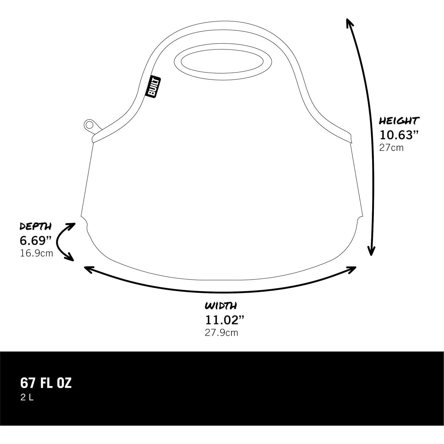 Bolsa Térmica BUILT Gourmet Getaway Neopreno Negra 1.36kg