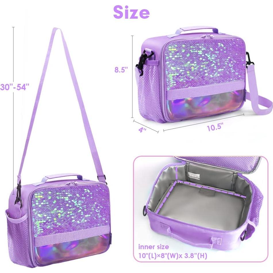 Bolsa Térmica Cerbonny para Niños 5L Color Púrpura