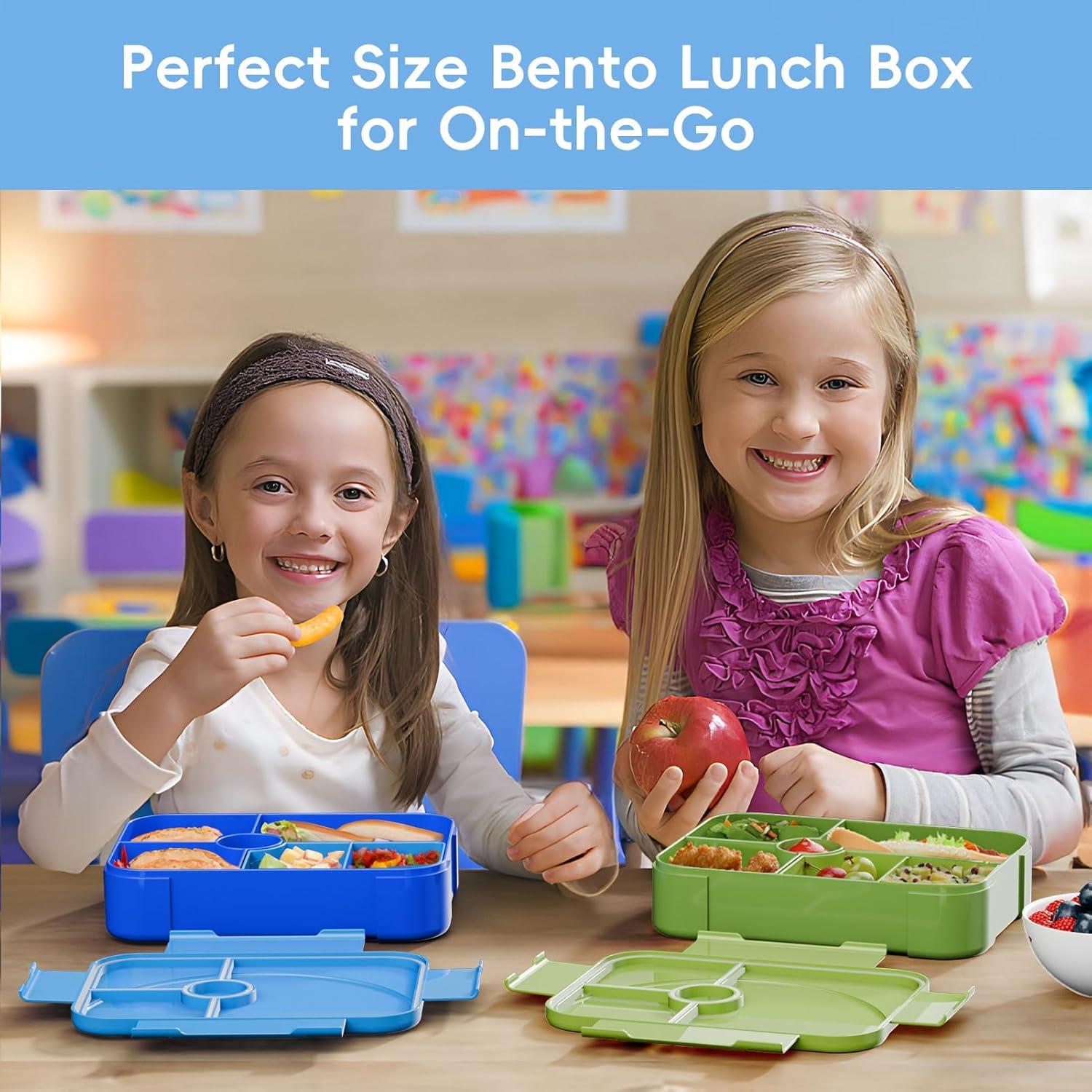 Caja de Almuerzo Bento Winproper 1150 ml 6 Compartimentos Azul