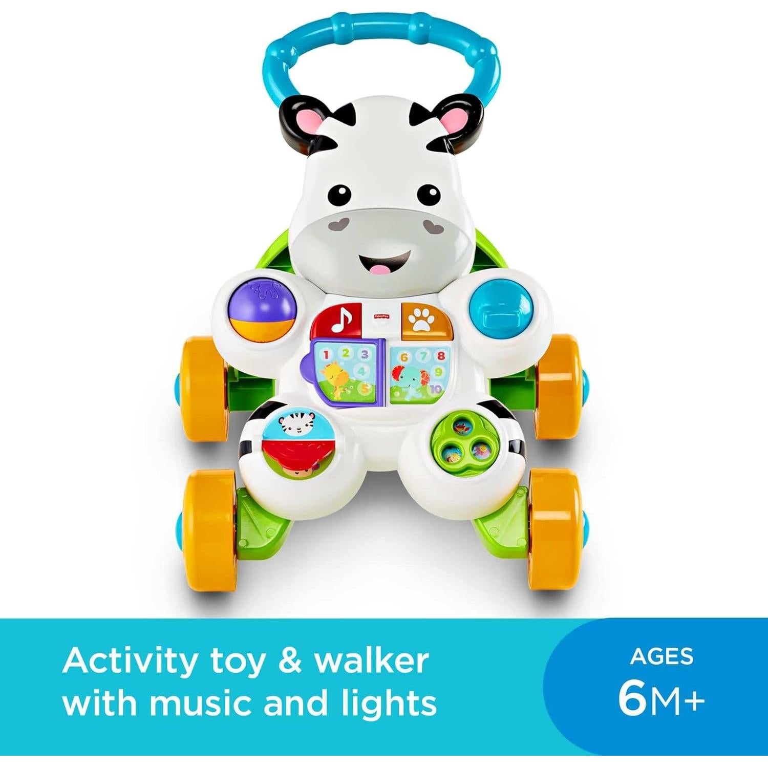 Caminante Musical Fisher-Price Cebra para Bebés 6+ Meses