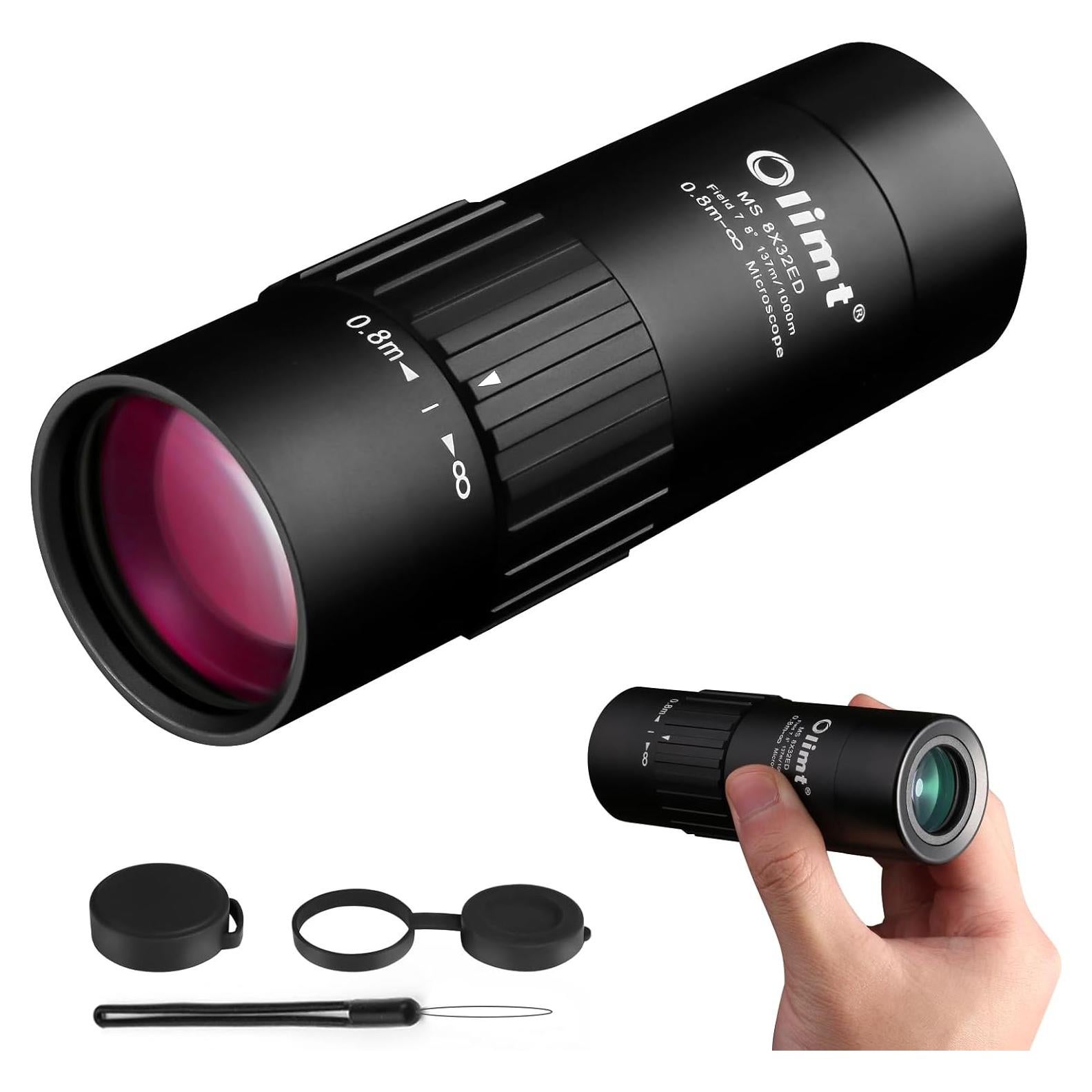 Telescopio Monocular Compacto OLIMT 8x32 Impermeable