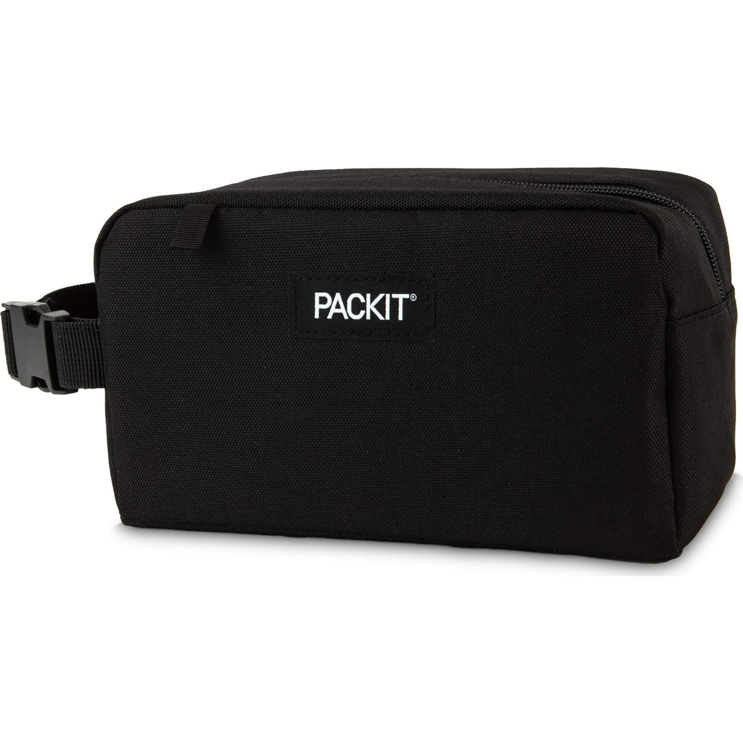 Caja de Snacks Congelable PackIt Negra 0.8L EcoFreeze