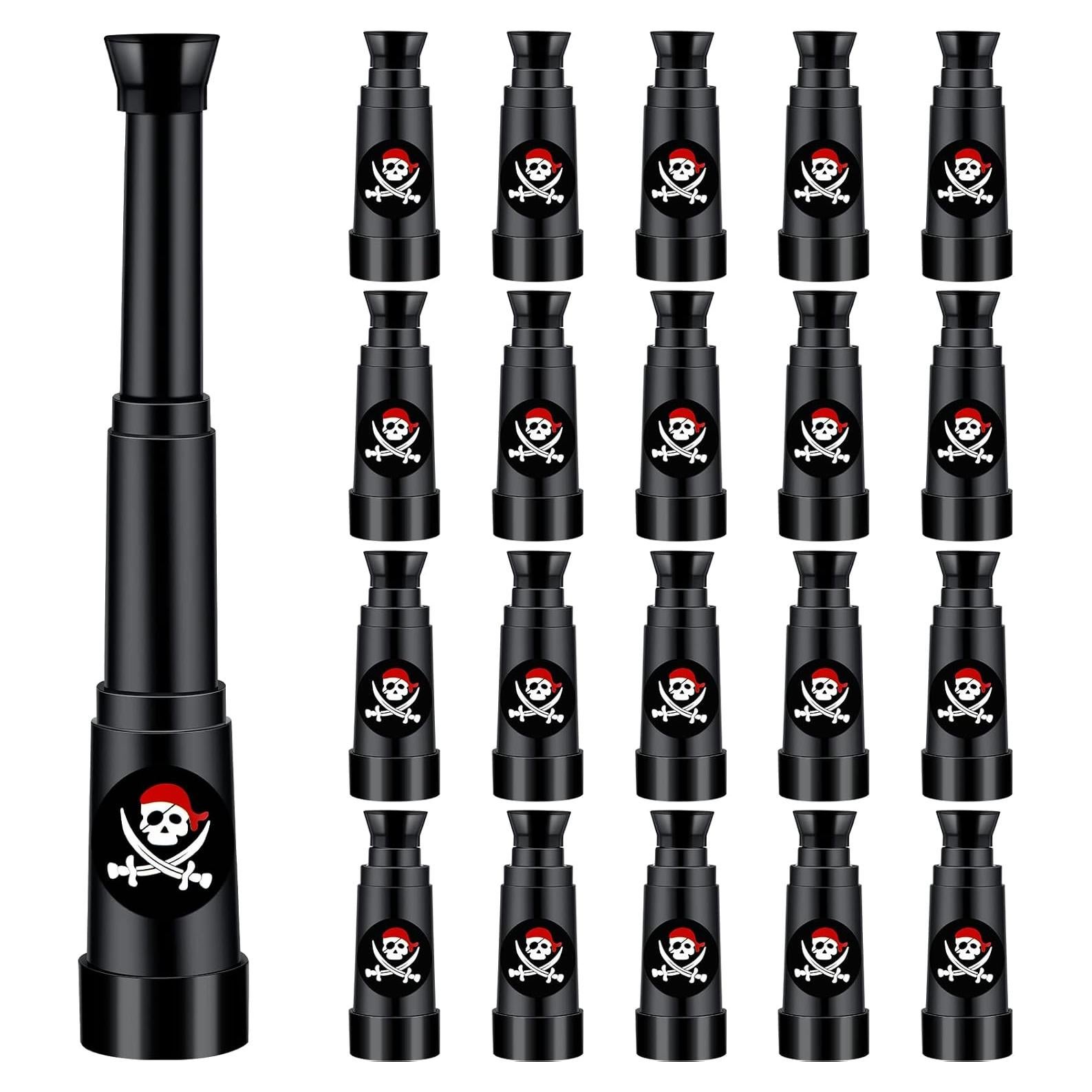 Telescopios Pirata Retráctiles Charniol - 20 Pcs Juguete Fiesta