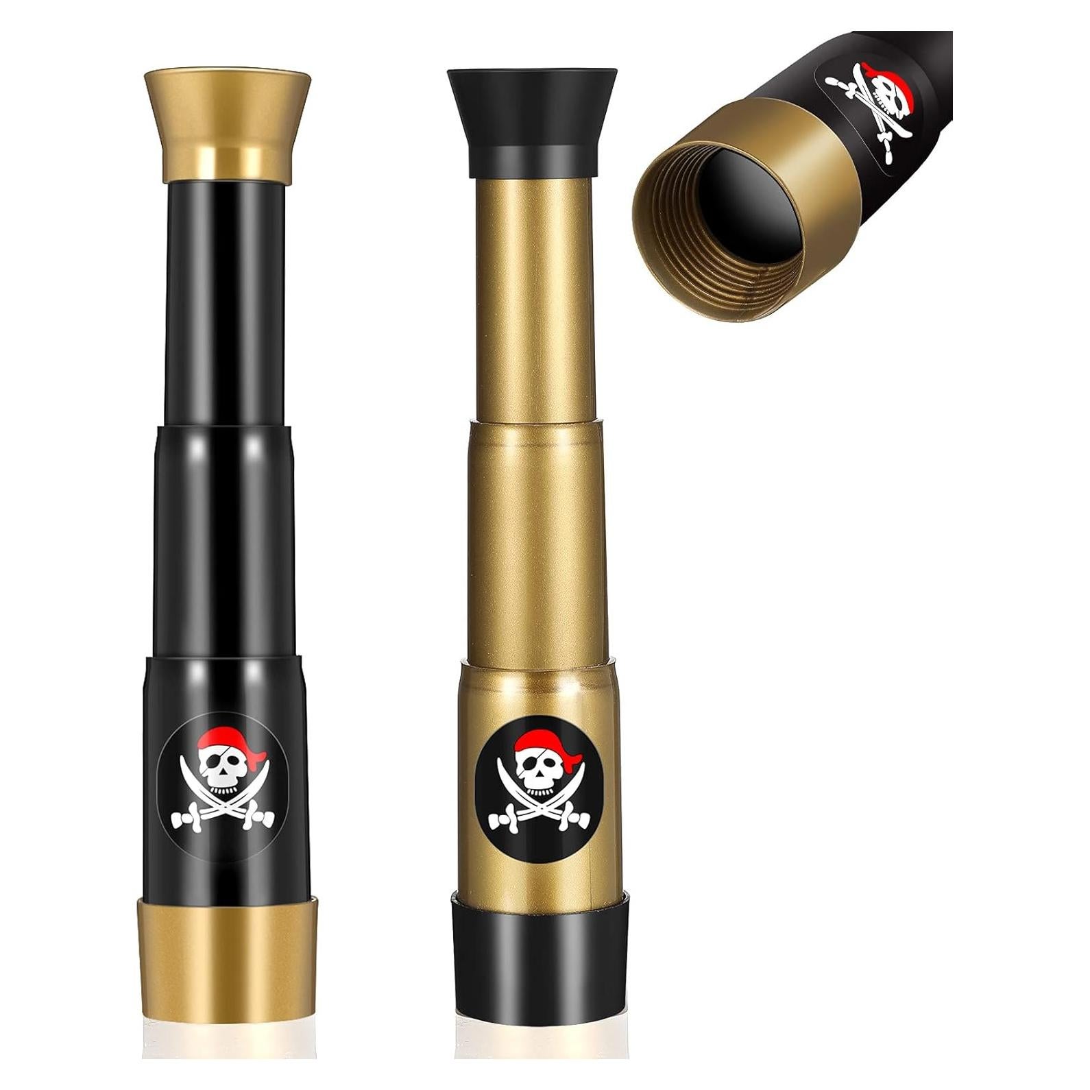 Telescopios Pirata Gejoy 2 Piezas Ajustables de Plástico