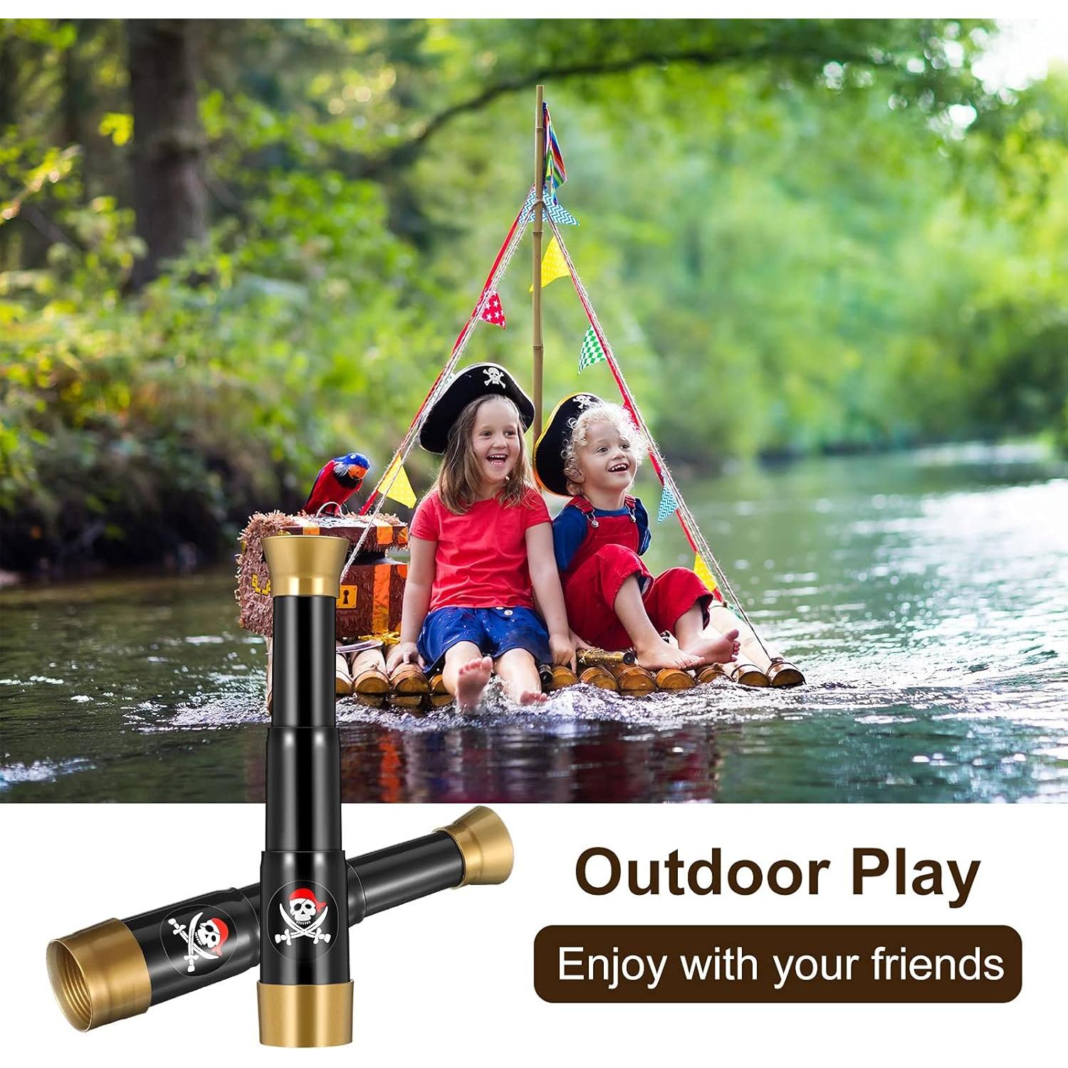 Telescopios Pirata Gejoy 2 Piezas Ajustables de Plástico