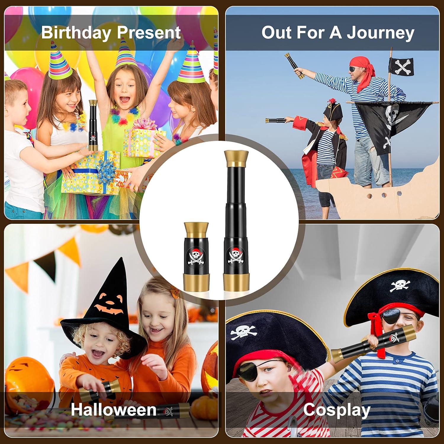 Telescopios Pirata Gejoy 2 Piezas Ajustables de Plástico