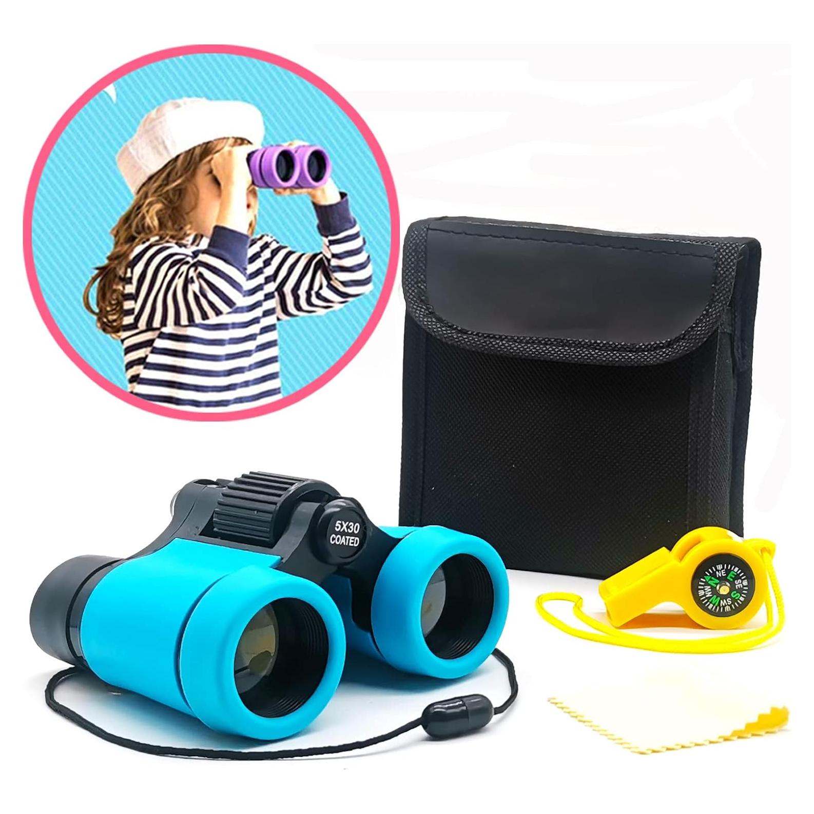 Binoculares para Niños MiniJOY 4x30mm Plegables Azul