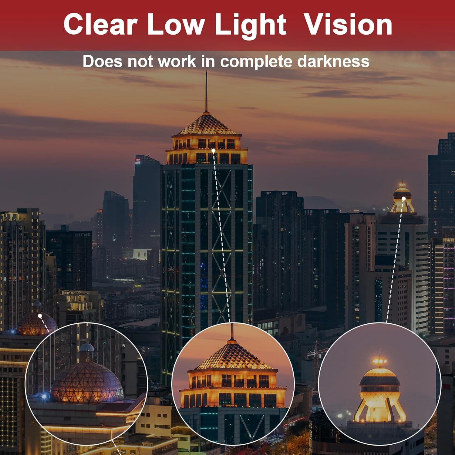 Telescopio Monocular AMITHER 80x100 con Trípode y Adaptador