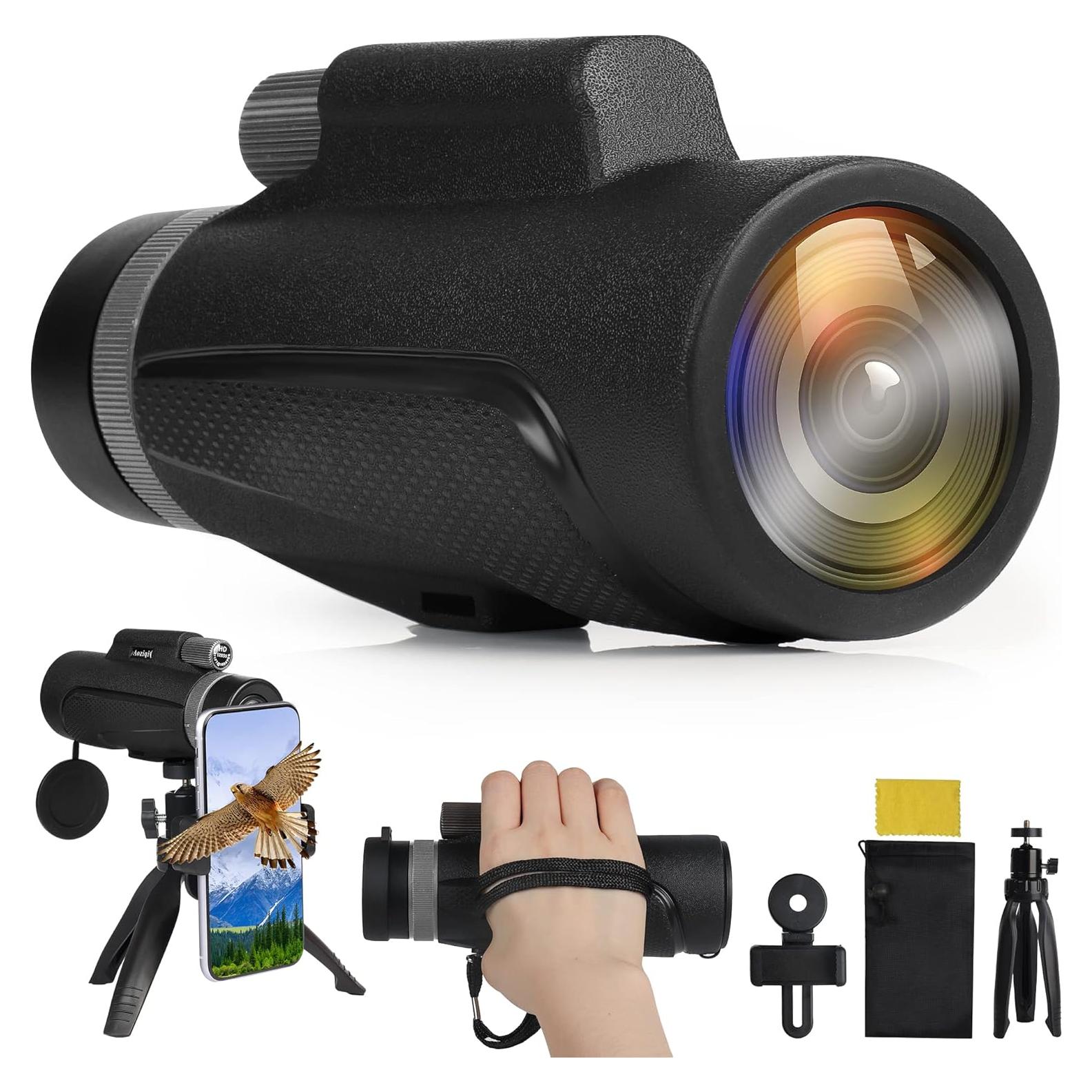 Telescopio Monocular HD 12x55 Aoziqi Impermeable 2023