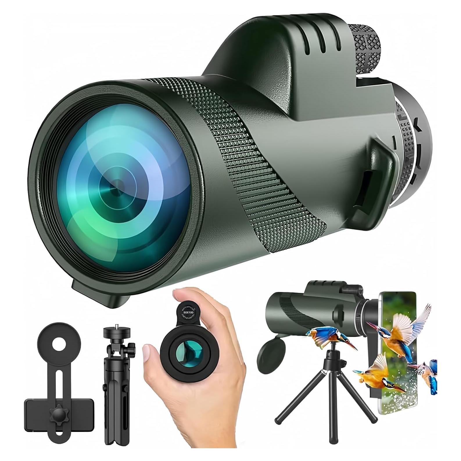 Monocular Alta Definición 80x100 Meonddizio con Trípode