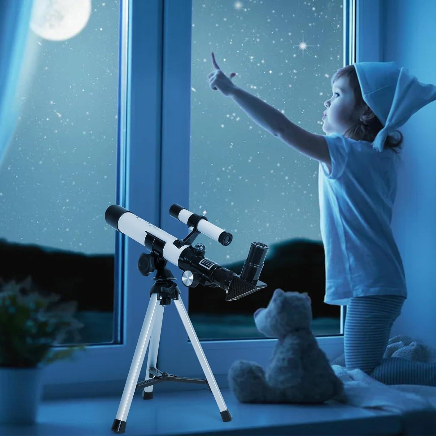 Telescopio ESAKO 400mm para Niños 100x Aumento con Oculares