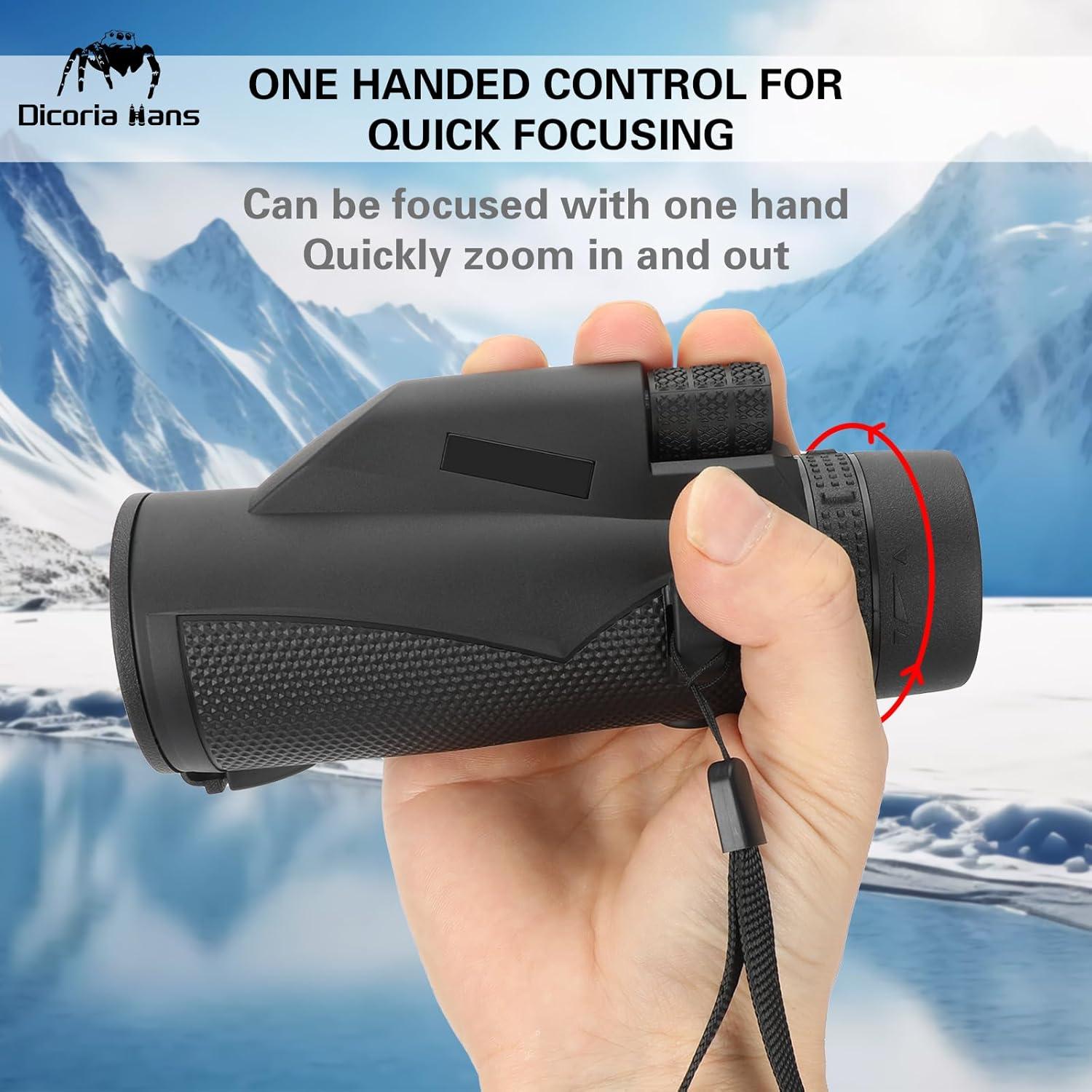 Monóculo Compacto 10x42 Dicoria Hans para Observación