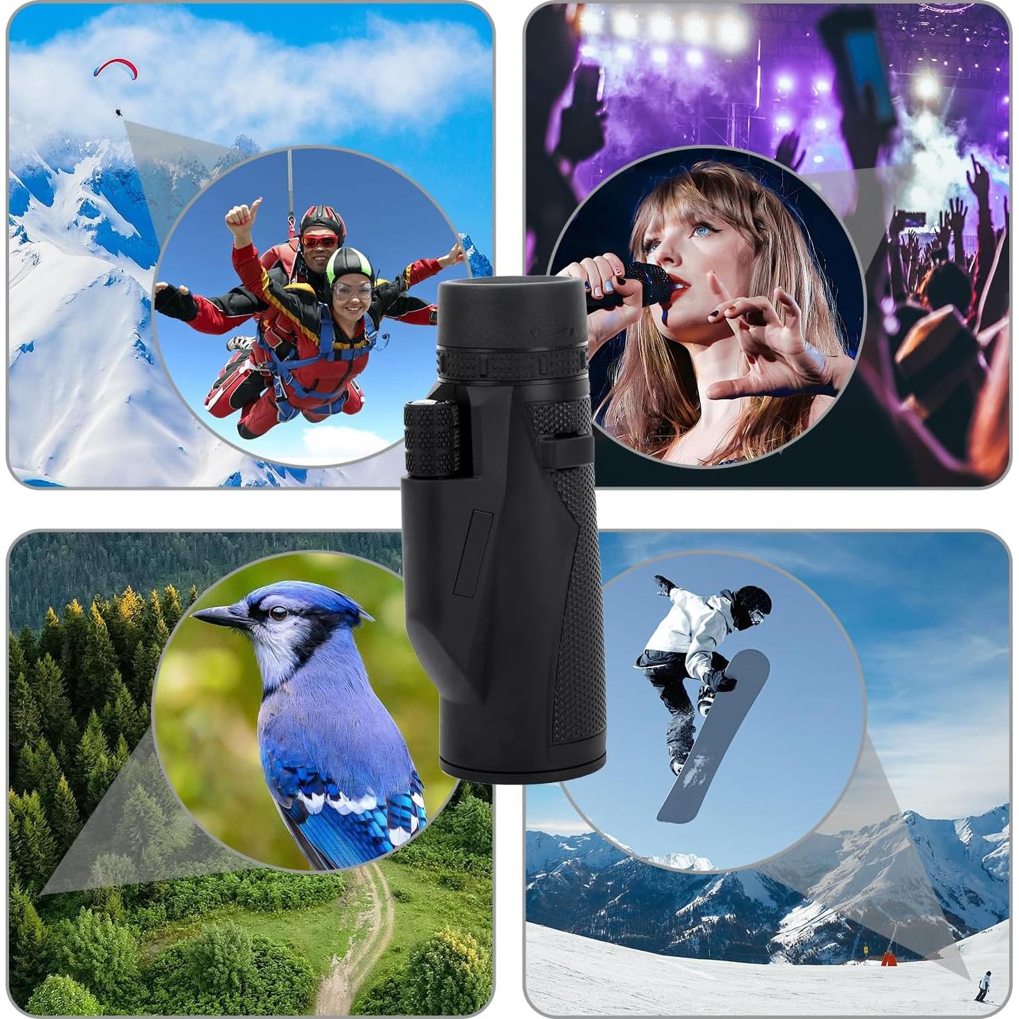 Monóculo Compacto 10x42 Dicoria Hans para Observación