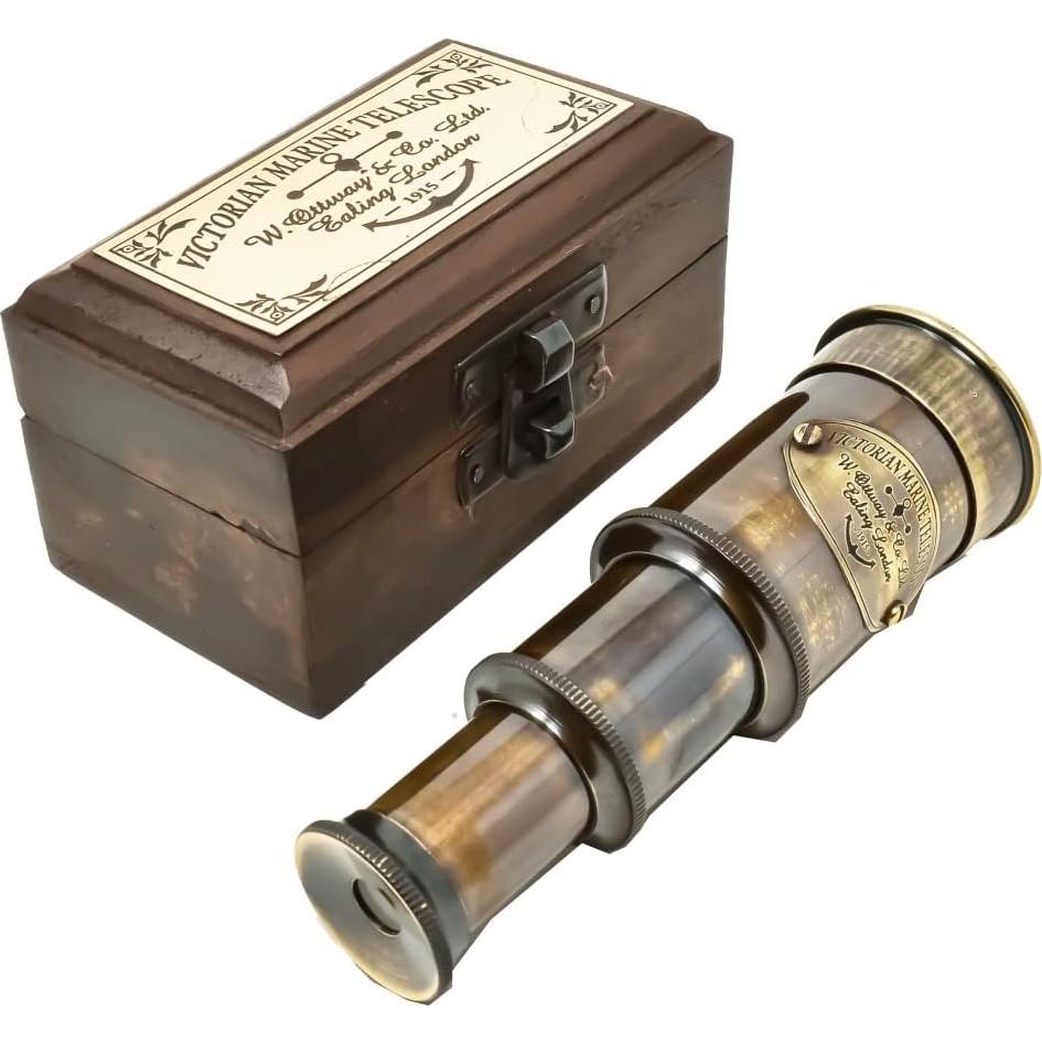 Telescopio de Mano FYNJREX Cristal Espía 17 cm Nautico